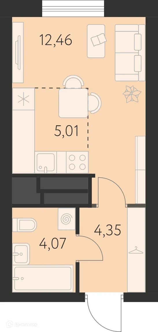 Фото квартиры в ЖК Спутник-1