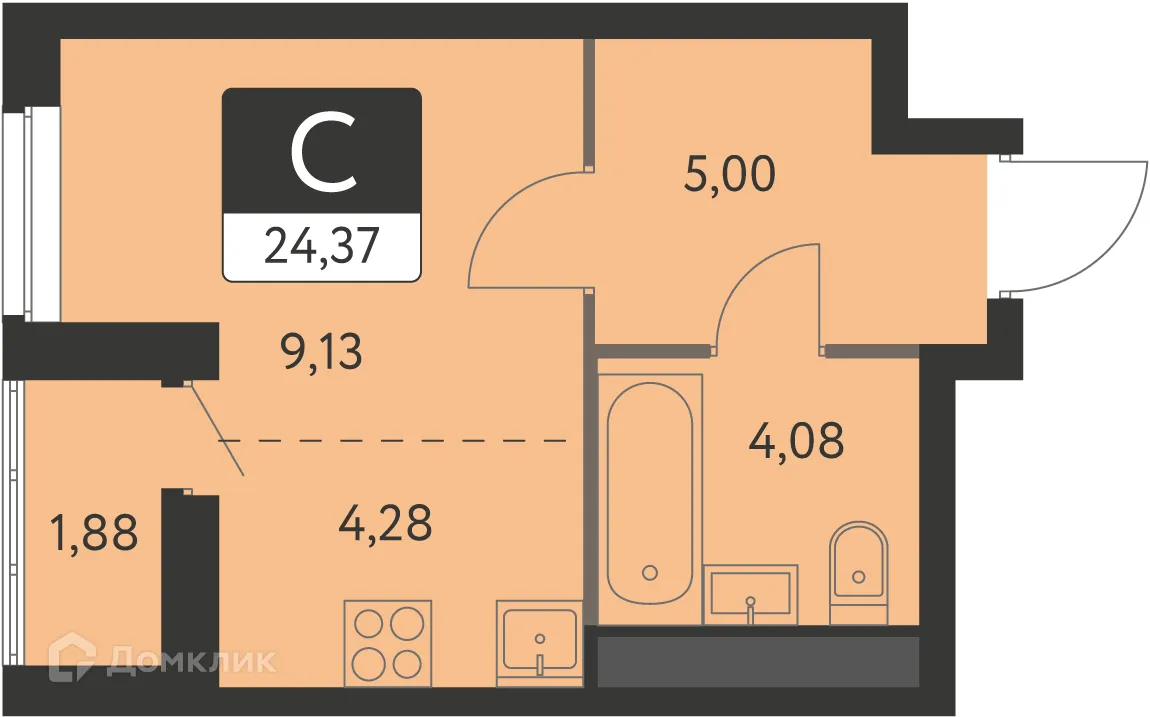 Фото квартиры в ЖК Спутник-1