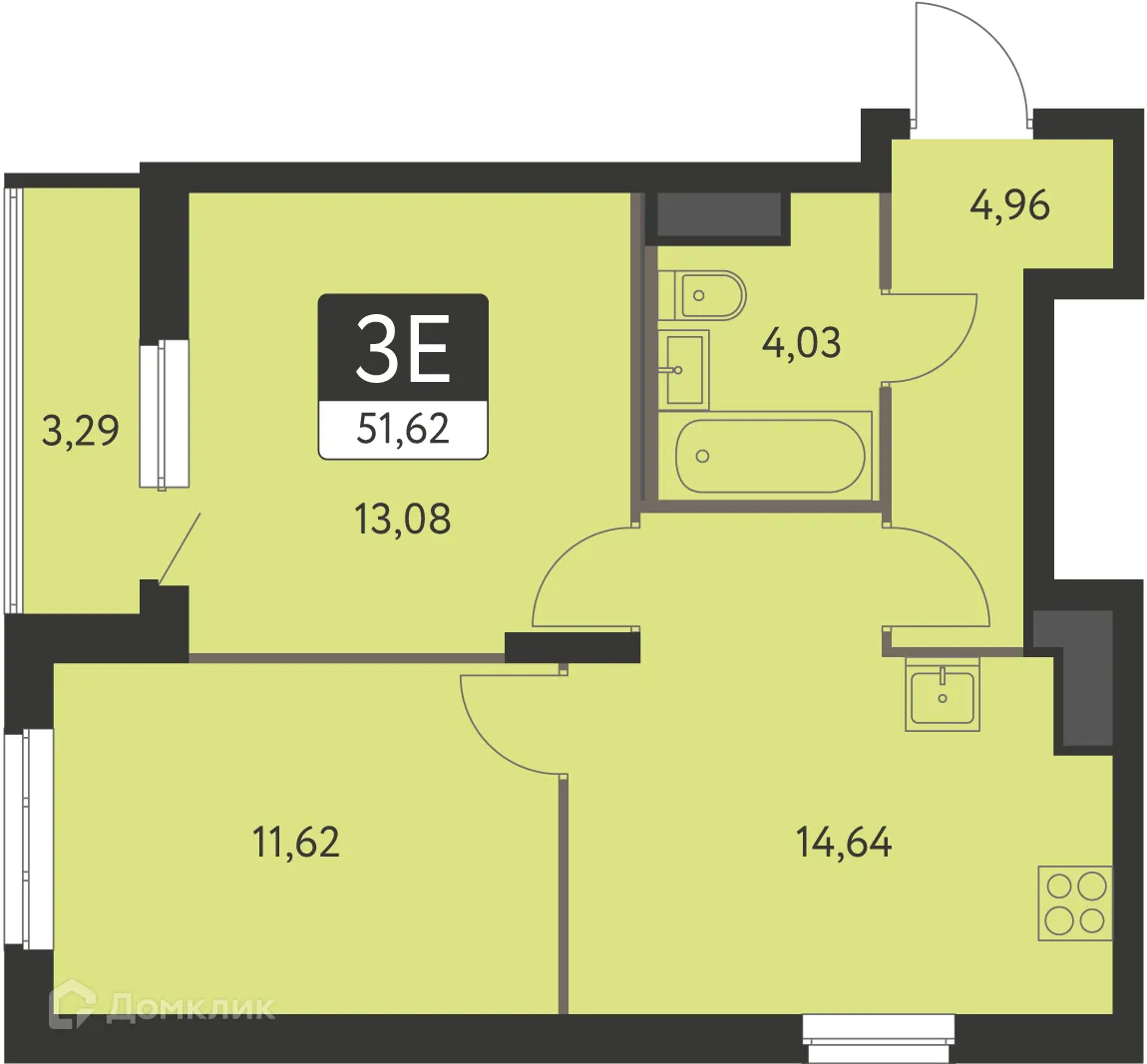 Фото квартиры в ЖК Спутник-1