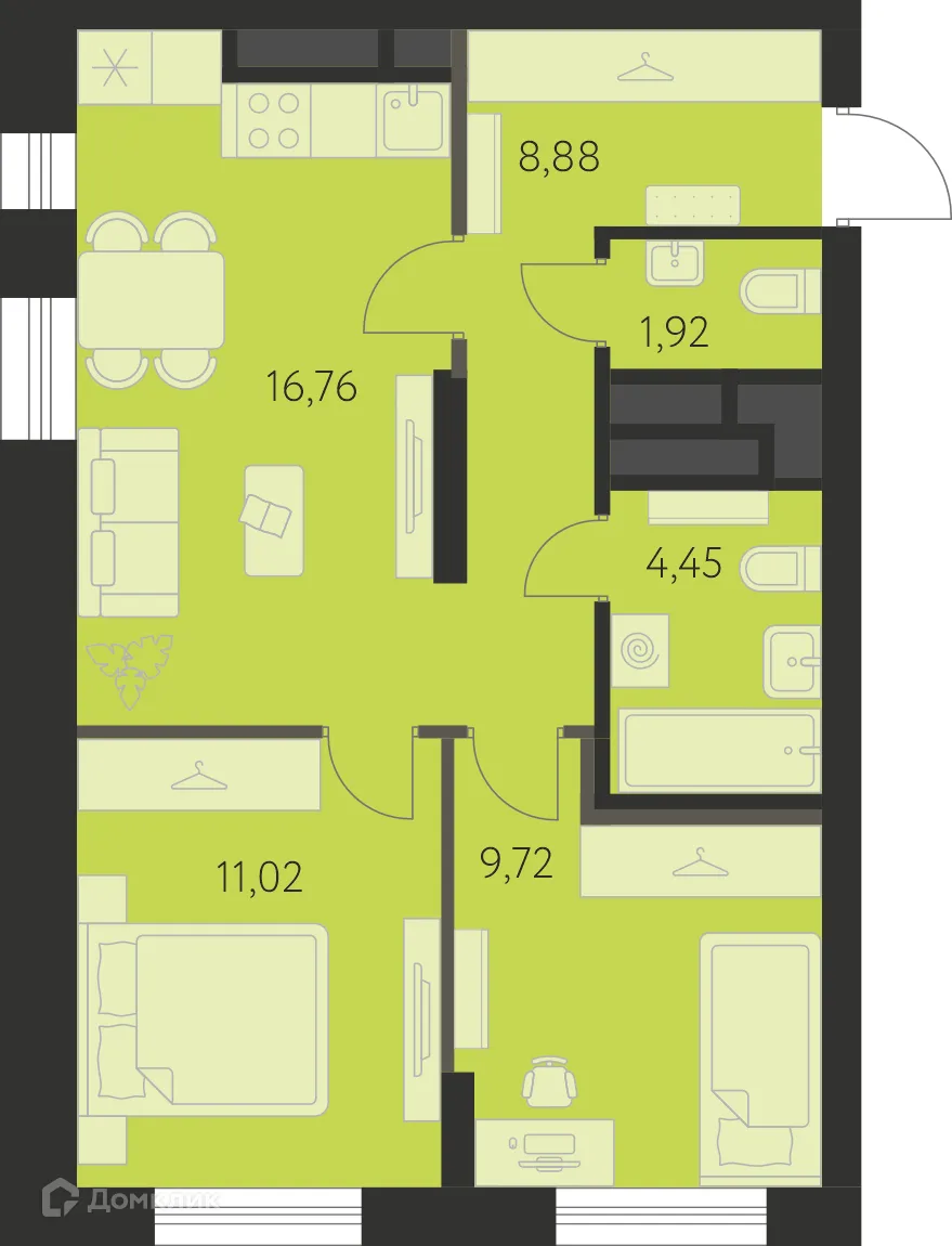 Фото квартиры в ЖК Спутник-1