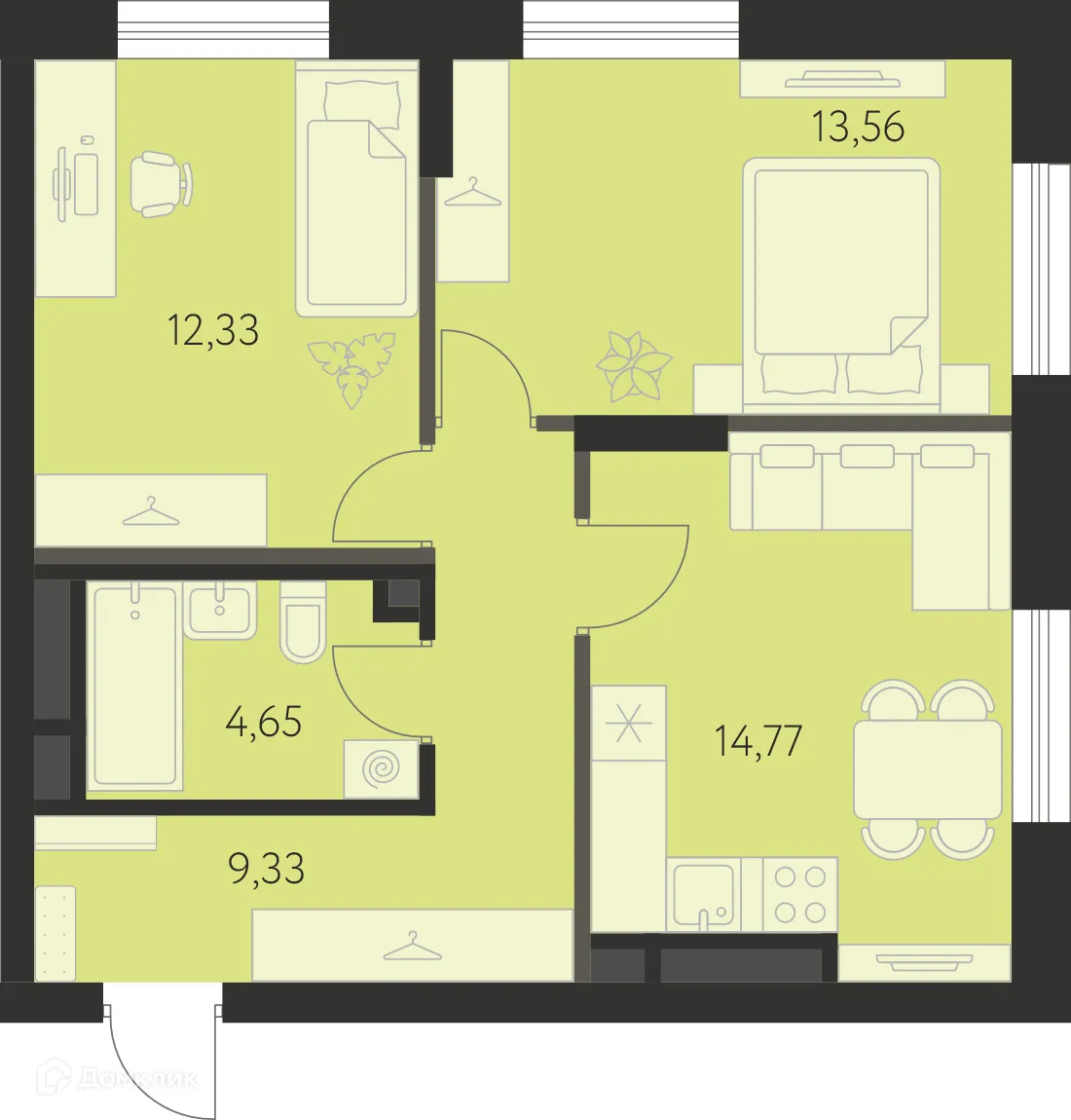 Фото квартиры в ЖК Спутник-1