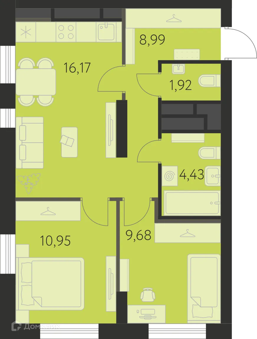 Фото квартиры в ЖК Спутник-1