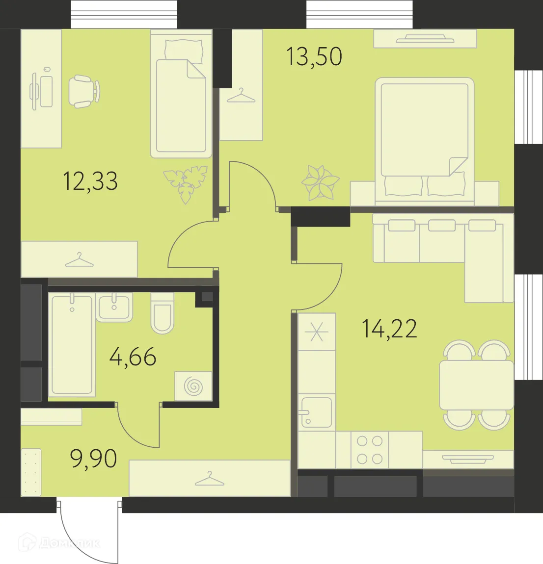 Фото квартиры в ЖК Спутник-1