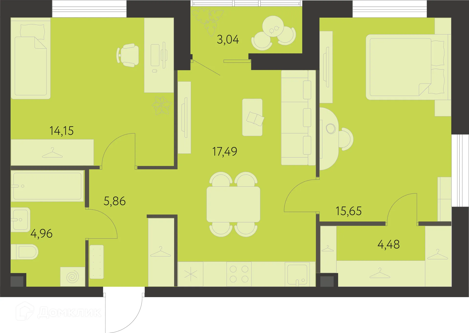 Фото квартиры в ЖК Спутник-1