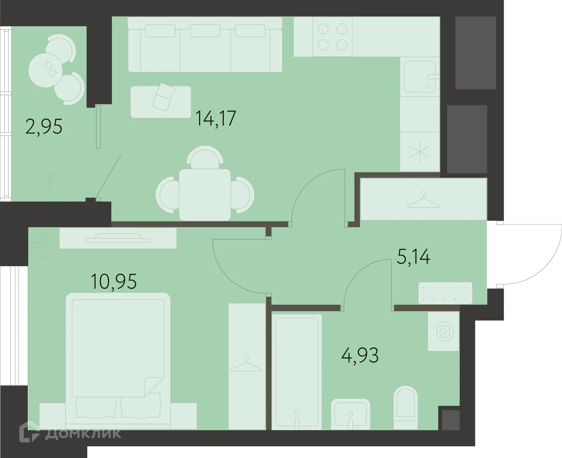 Фото квартиры в ЖК Спутник-1