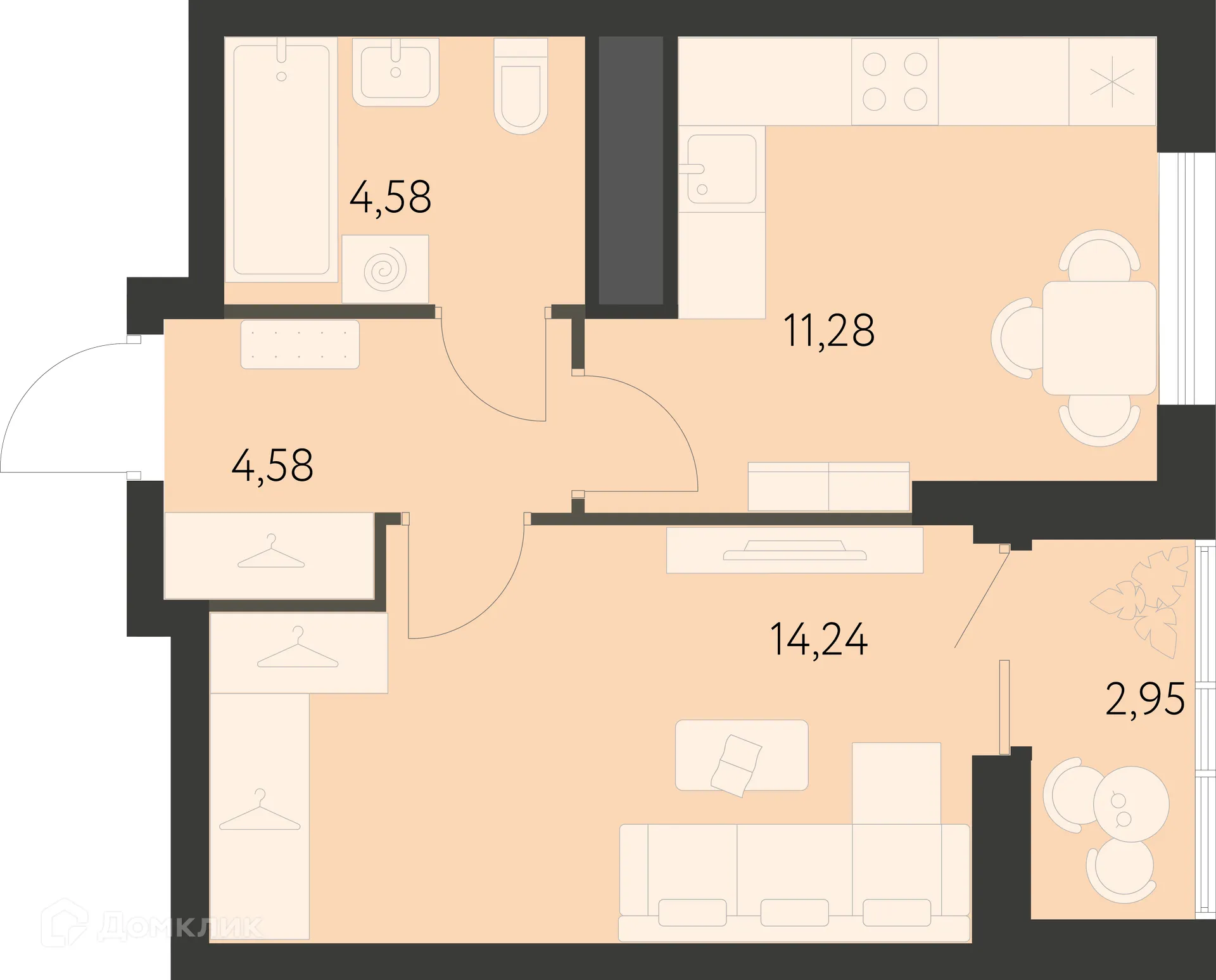 Фото квартиры в ЖК Спутник-1