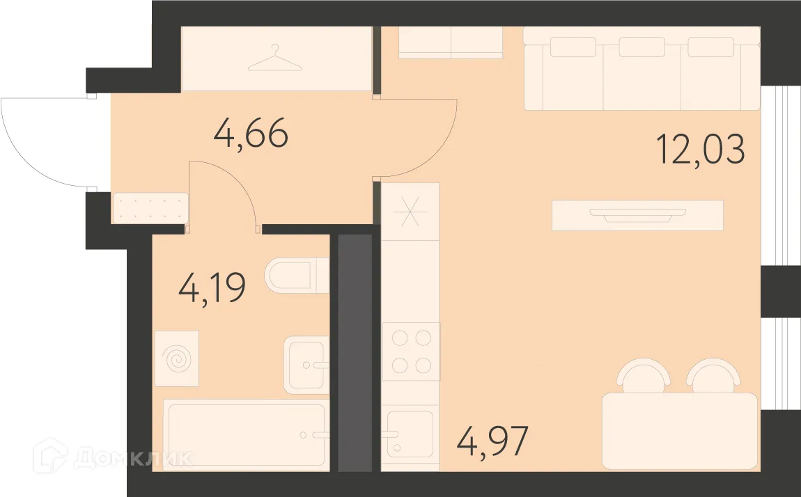 Фото квартиры в ЖК Спутник-1