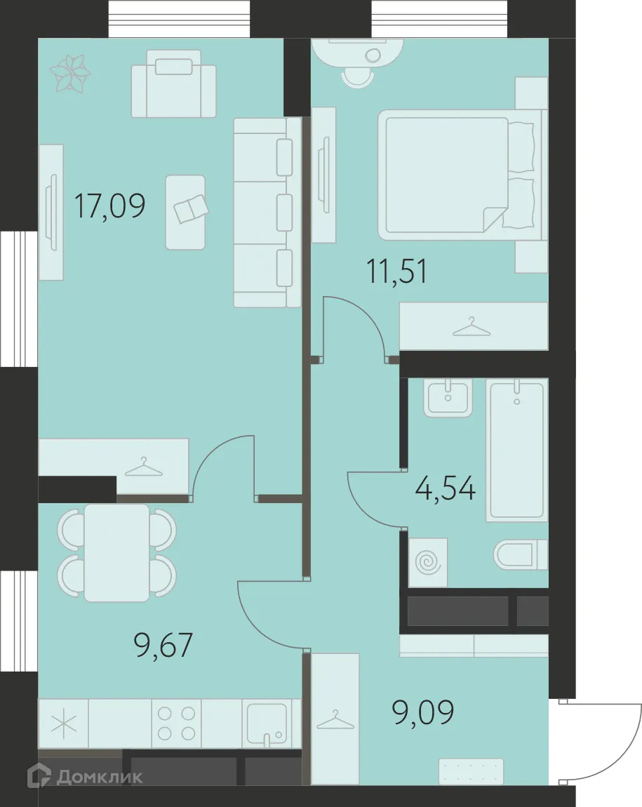 Фото квартиры в ЖК Спутник-1