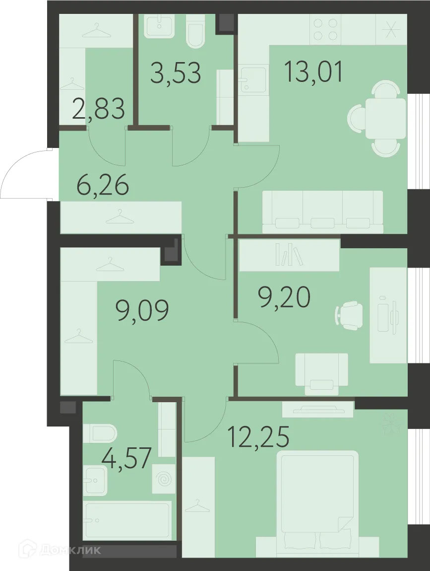 Фото квартиры в ЖК Спутник-1