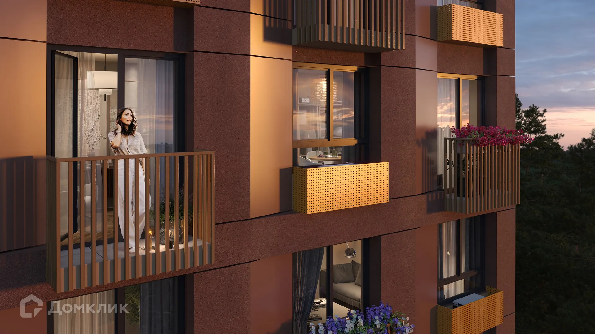 Планировка 1-комнатной квартиры 36.86 м² в ЖК Первый Академ, г. Екатеринбург — фото 6