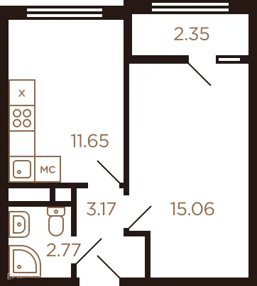 Фото квартиры в ЖК Миниполис Рафинад