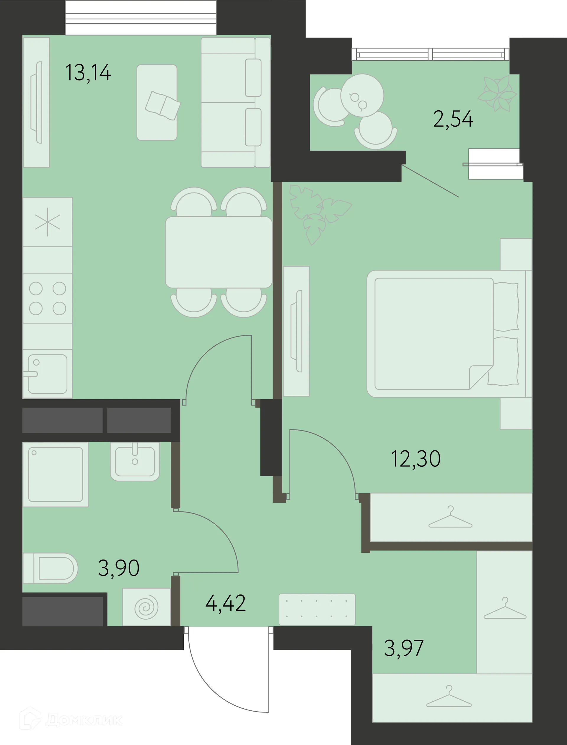 Фото квартиры в ЖК Первый Академ