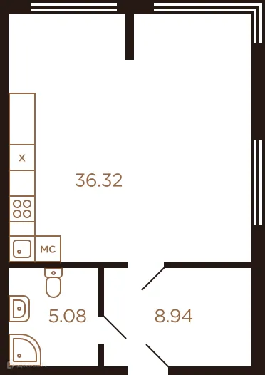 Фото квартиры в ЖК Миниполис Рафинад