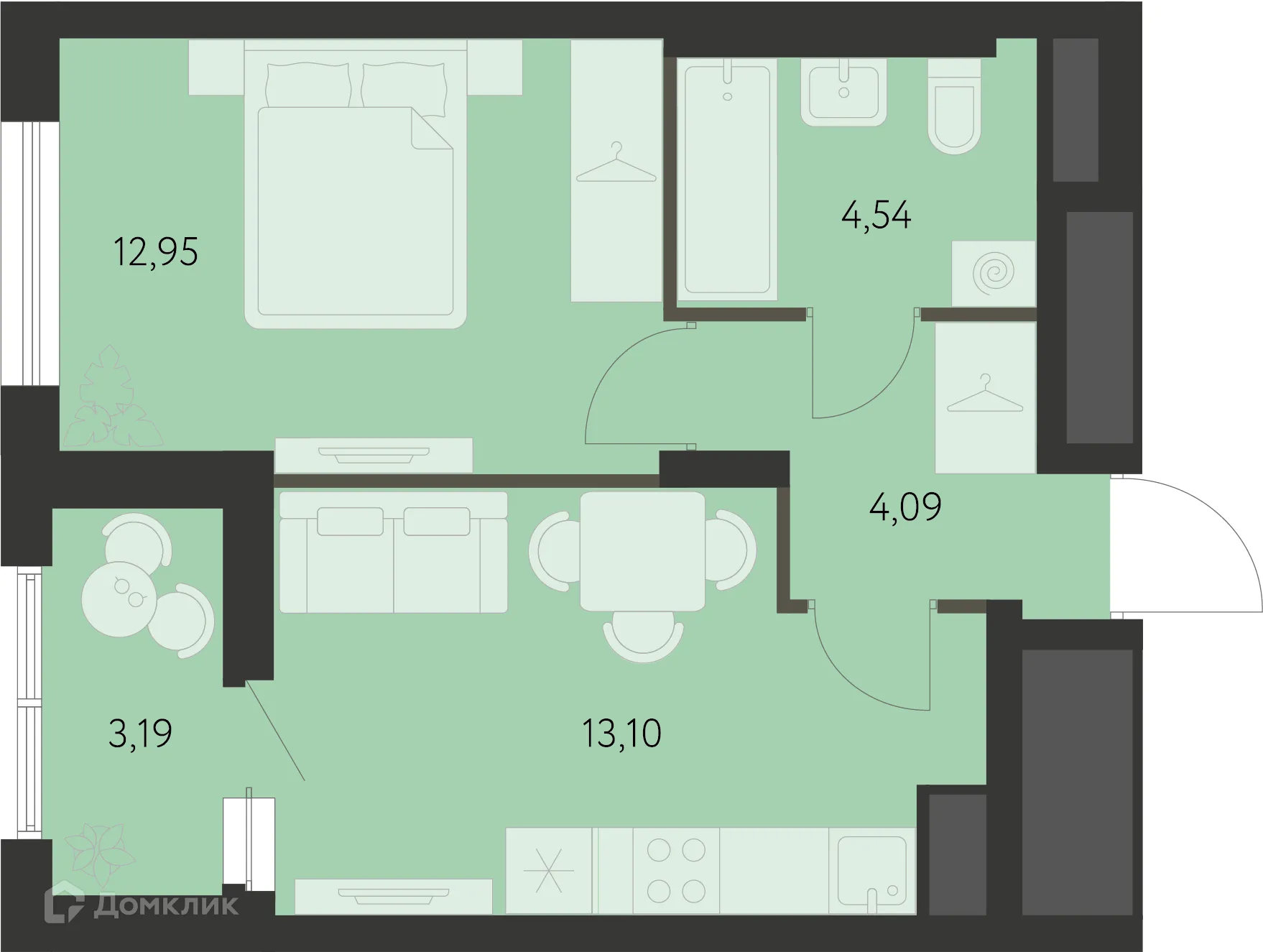 Фото квартиры в ЖК Первый Академ