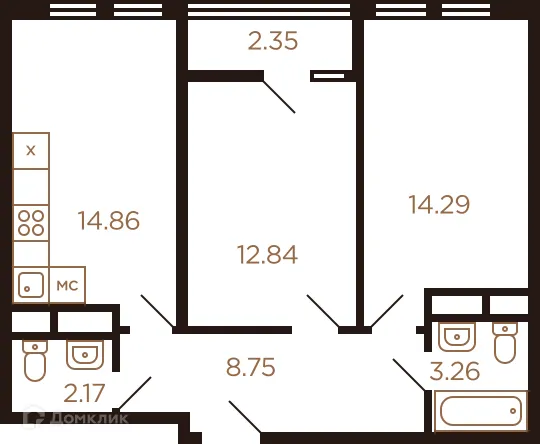 Фото квартиры в ЖК Миниполис Рафинад