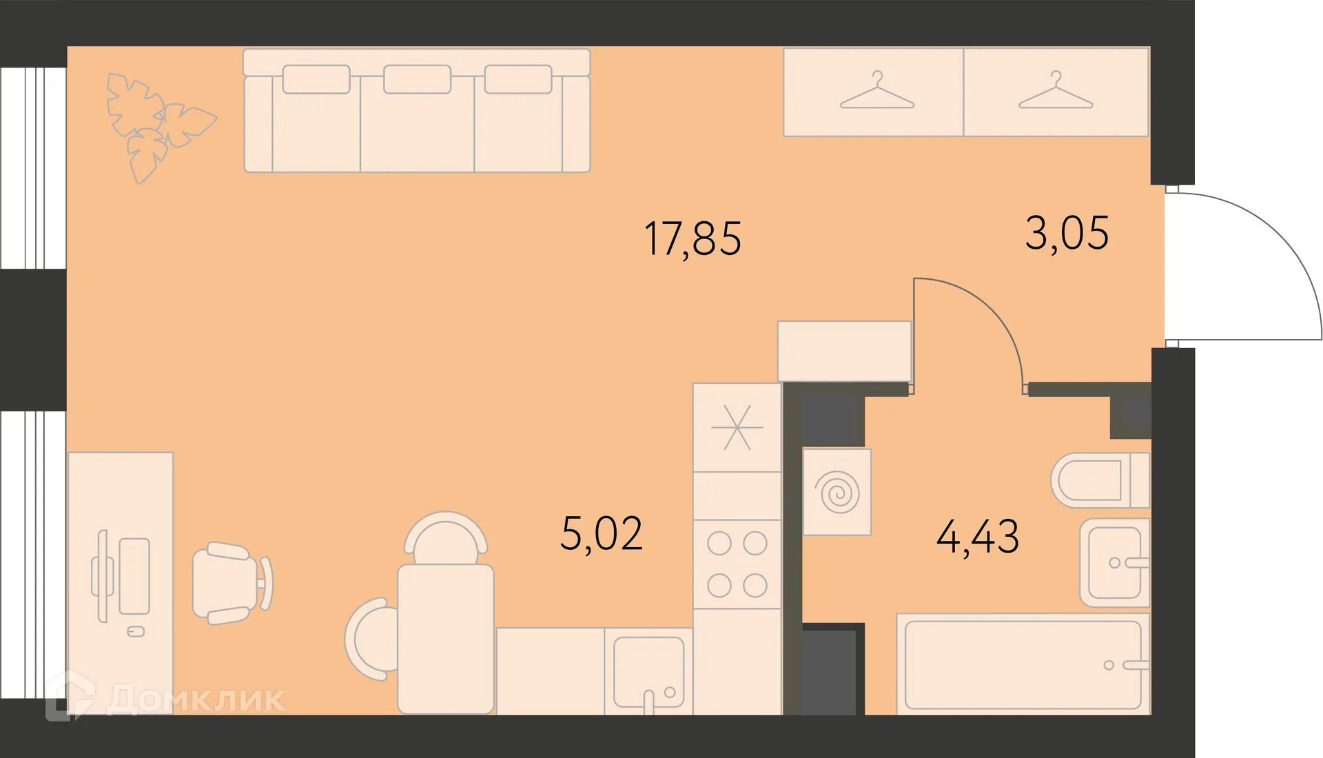 Фото квартиры в ЖК Первый Академ
