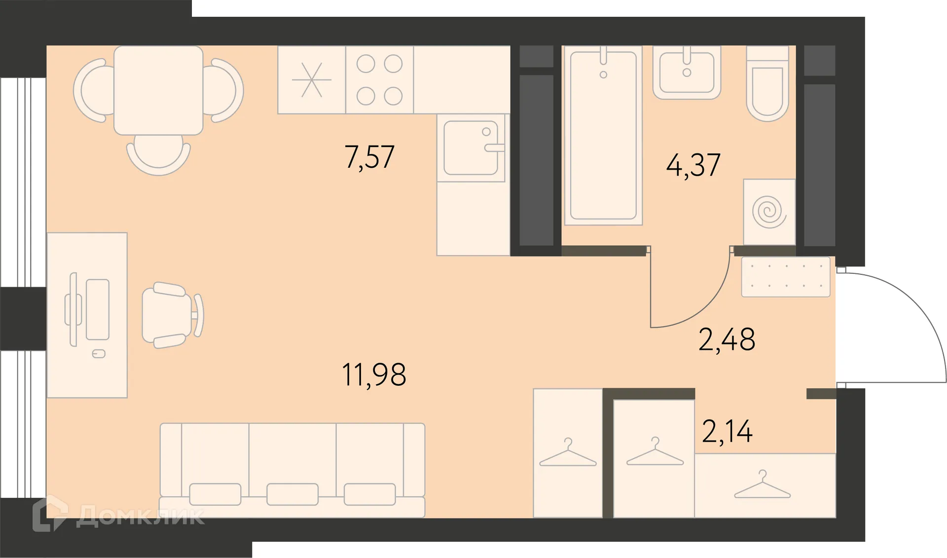 Фото квартиры в ЖК Первый Академ