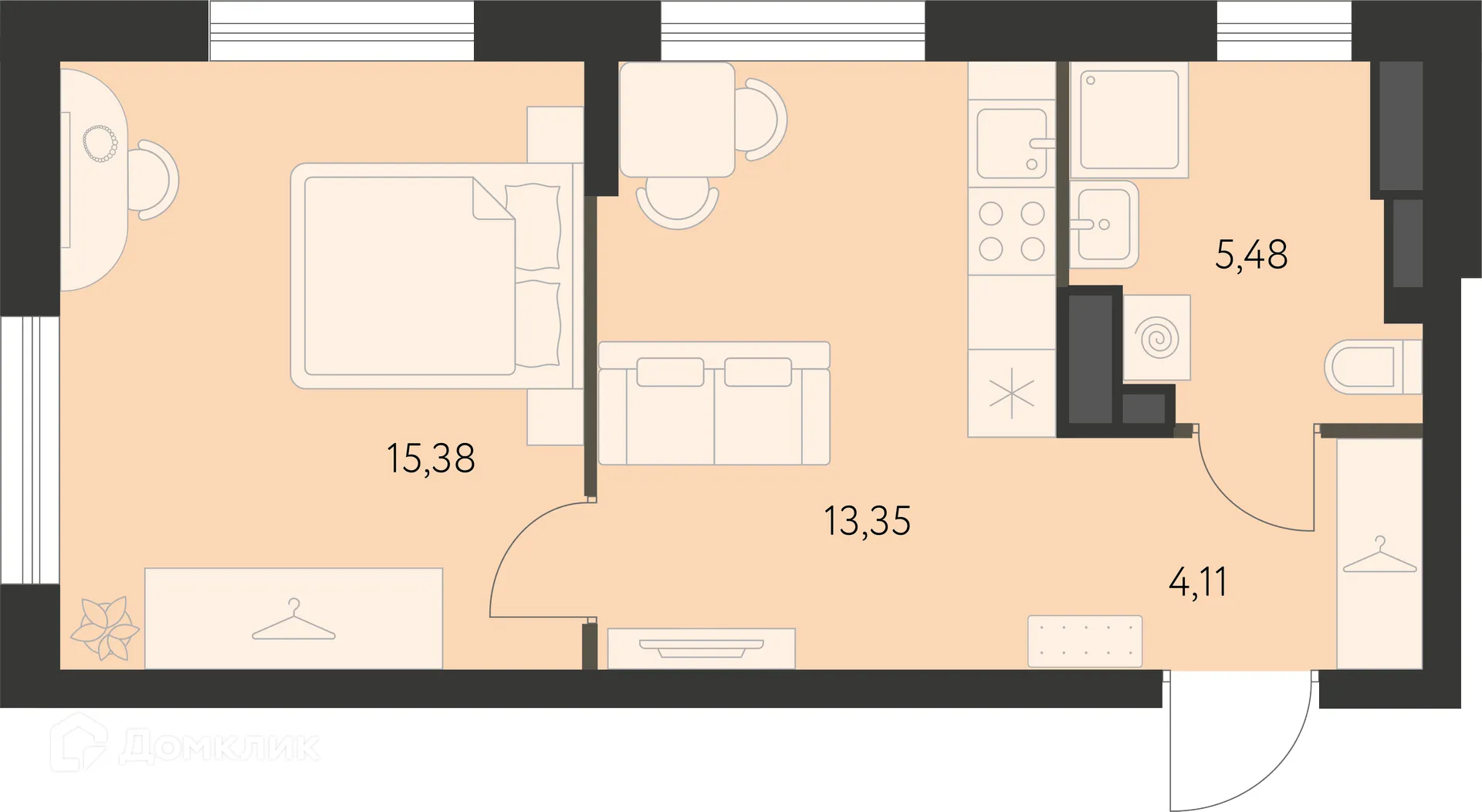 Фото квартиры в ЖК Первый Академ