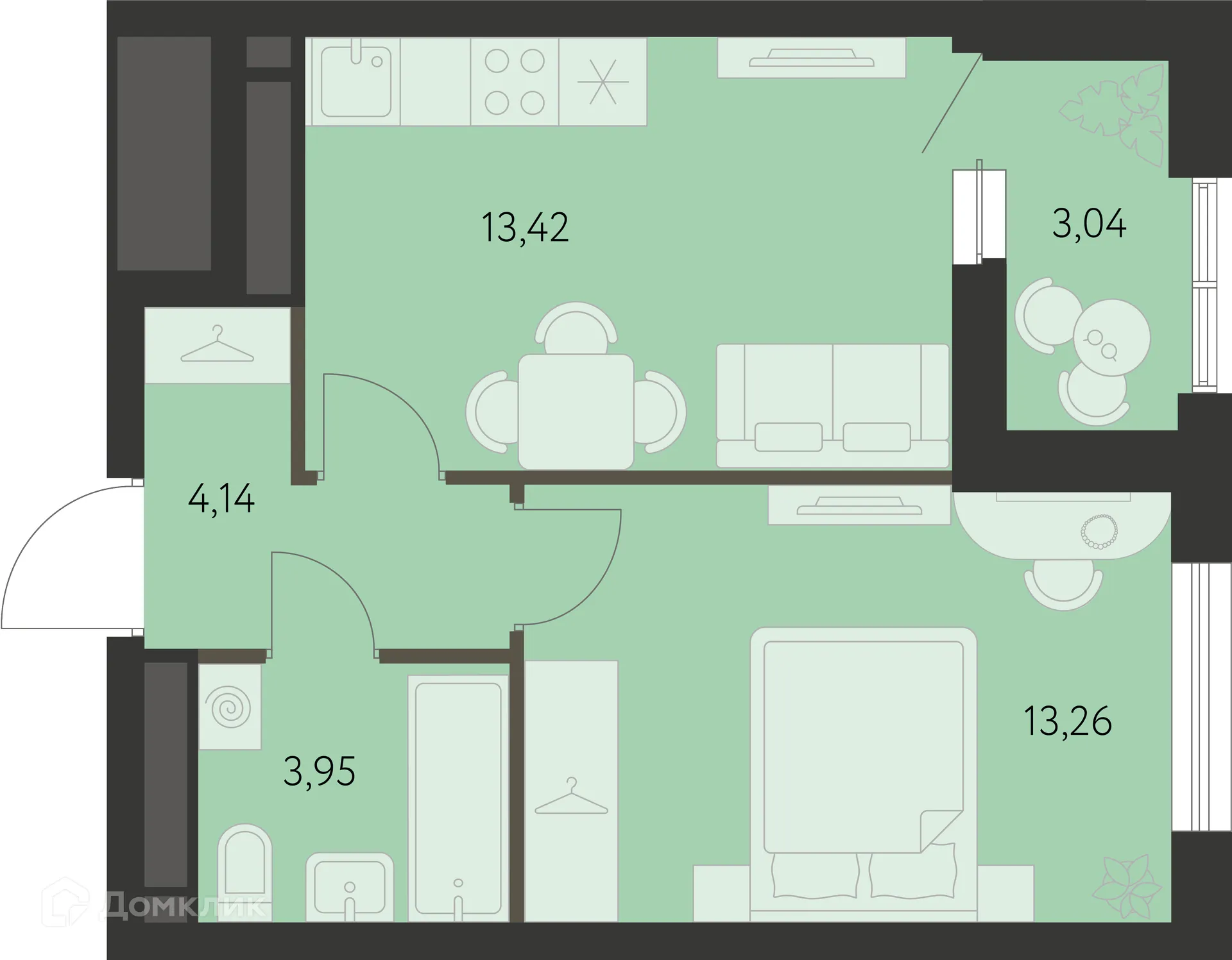 Фото квартиры в ЖК Первый Академ