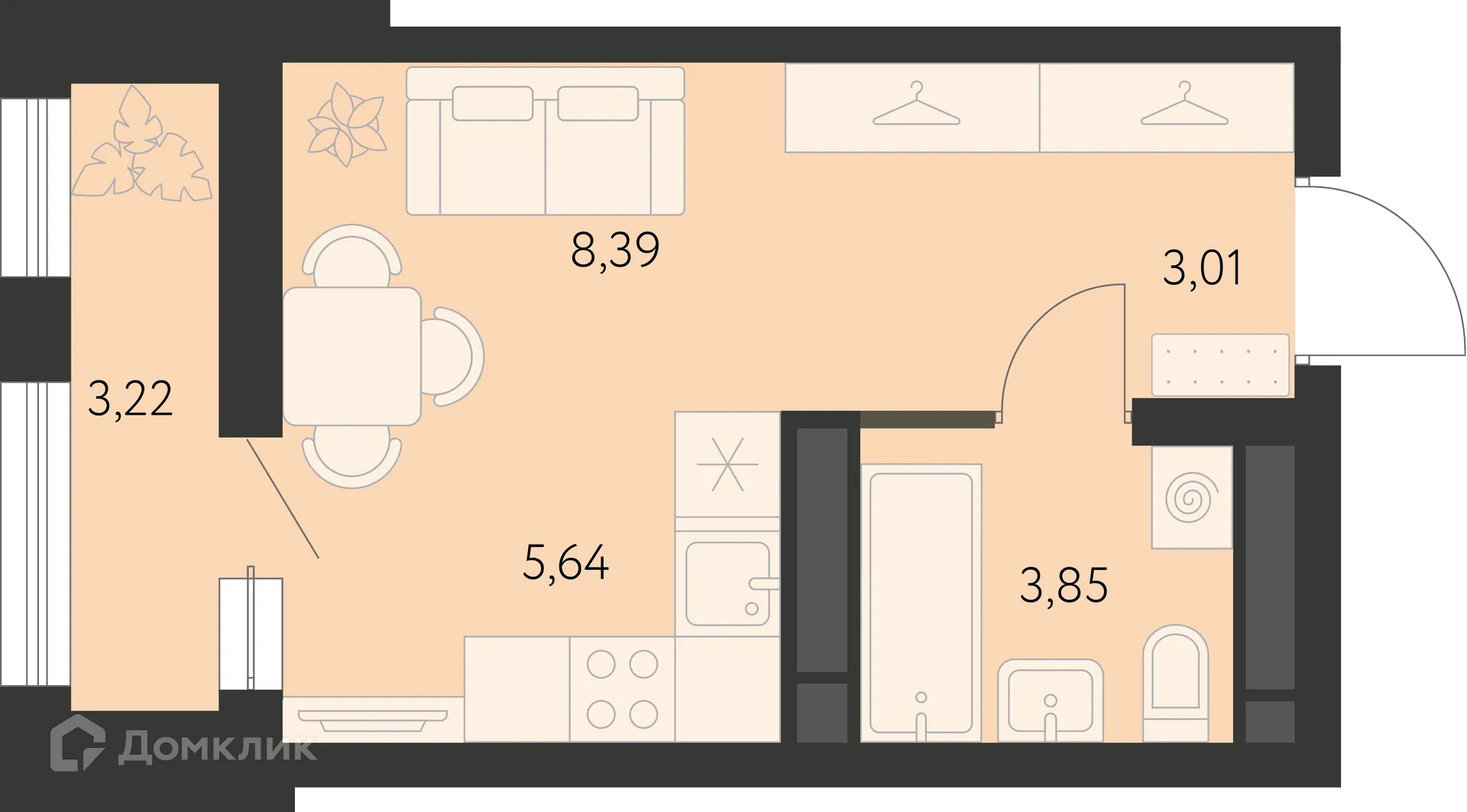 Фото квартиры в ЖК Первый Академ