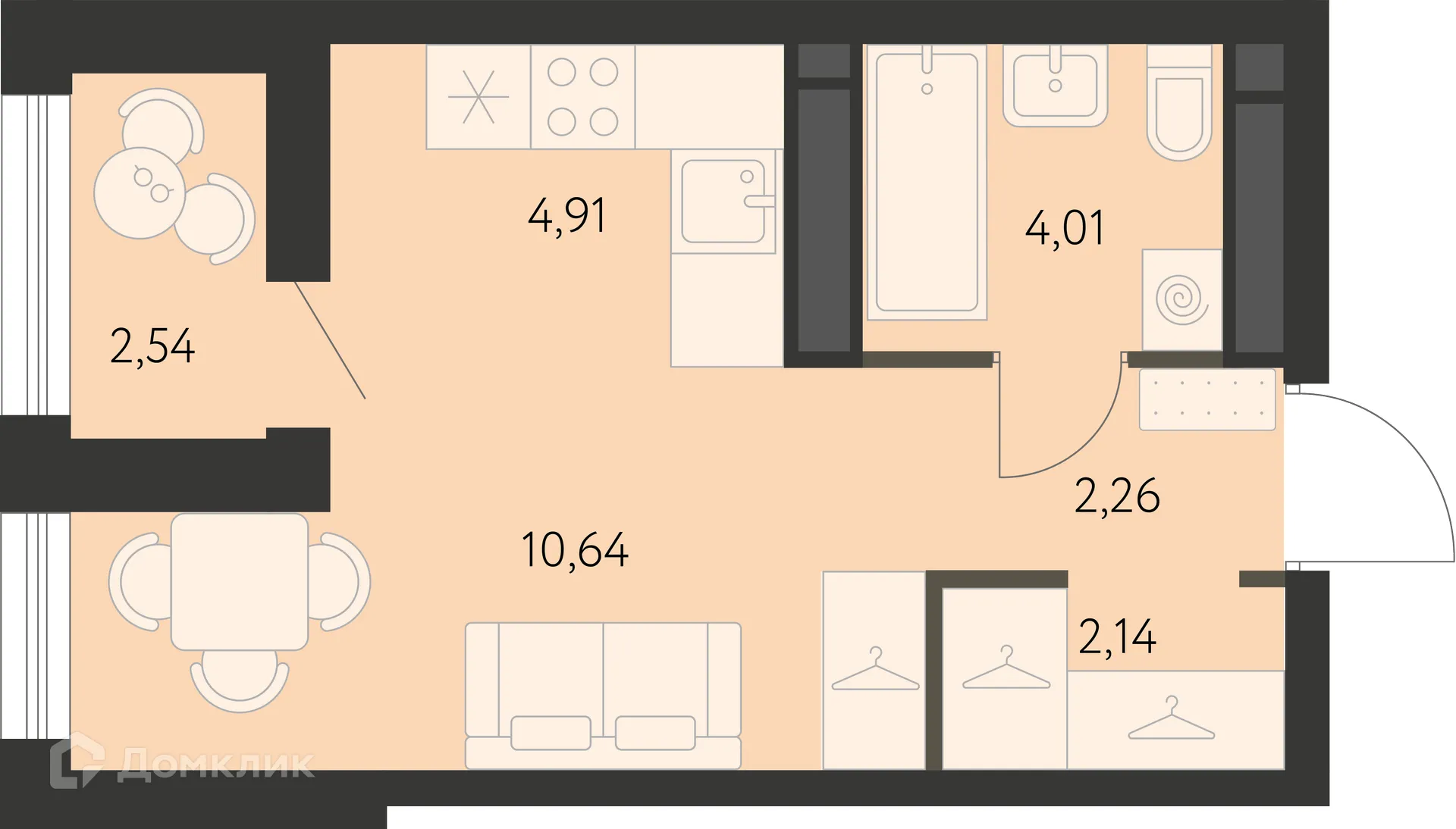 Фото квартиры в ЖК Первый Академ