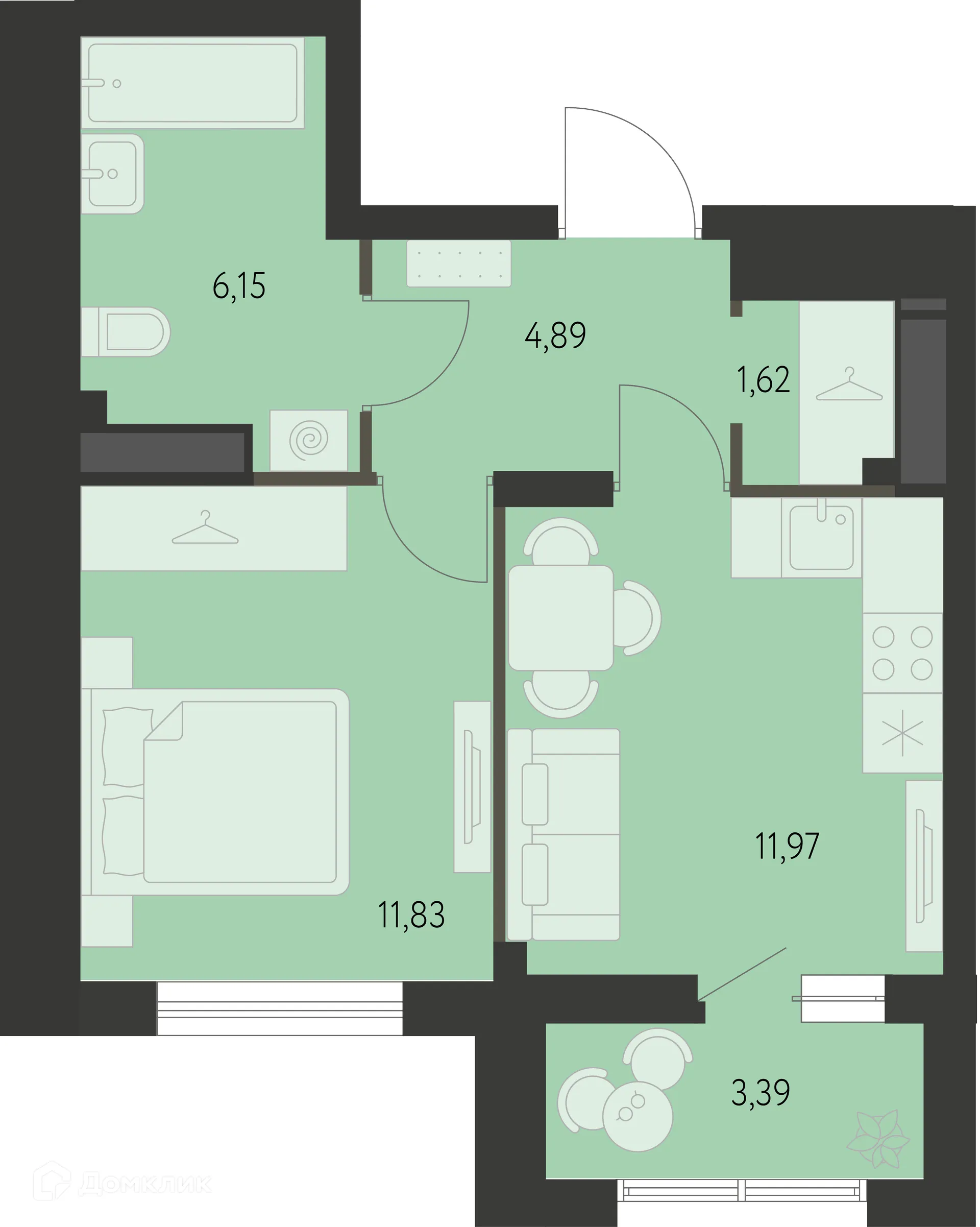 Фото квартиры в ЖК Первый Академ