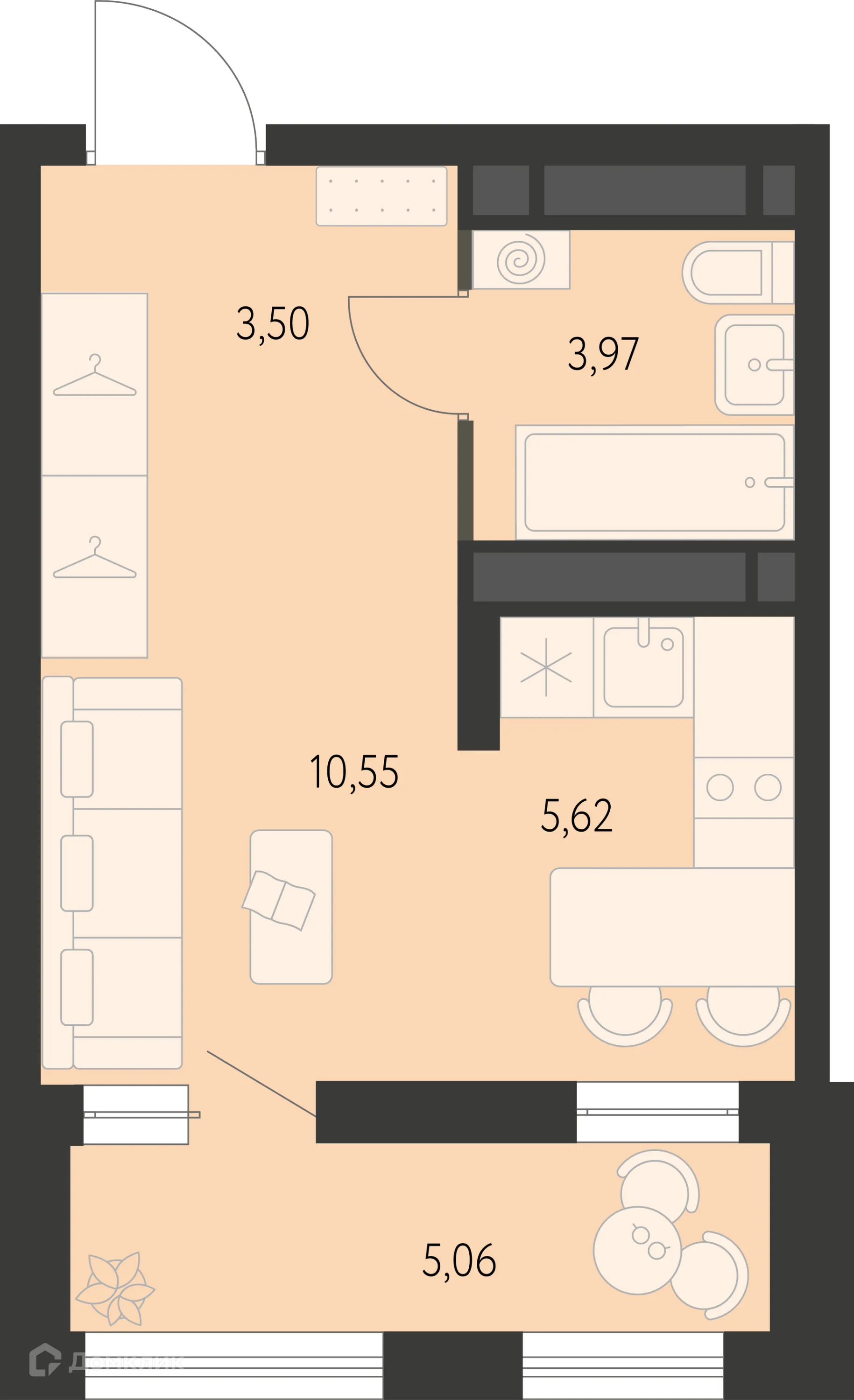 Фото квартиры в ЖК Первый Академ