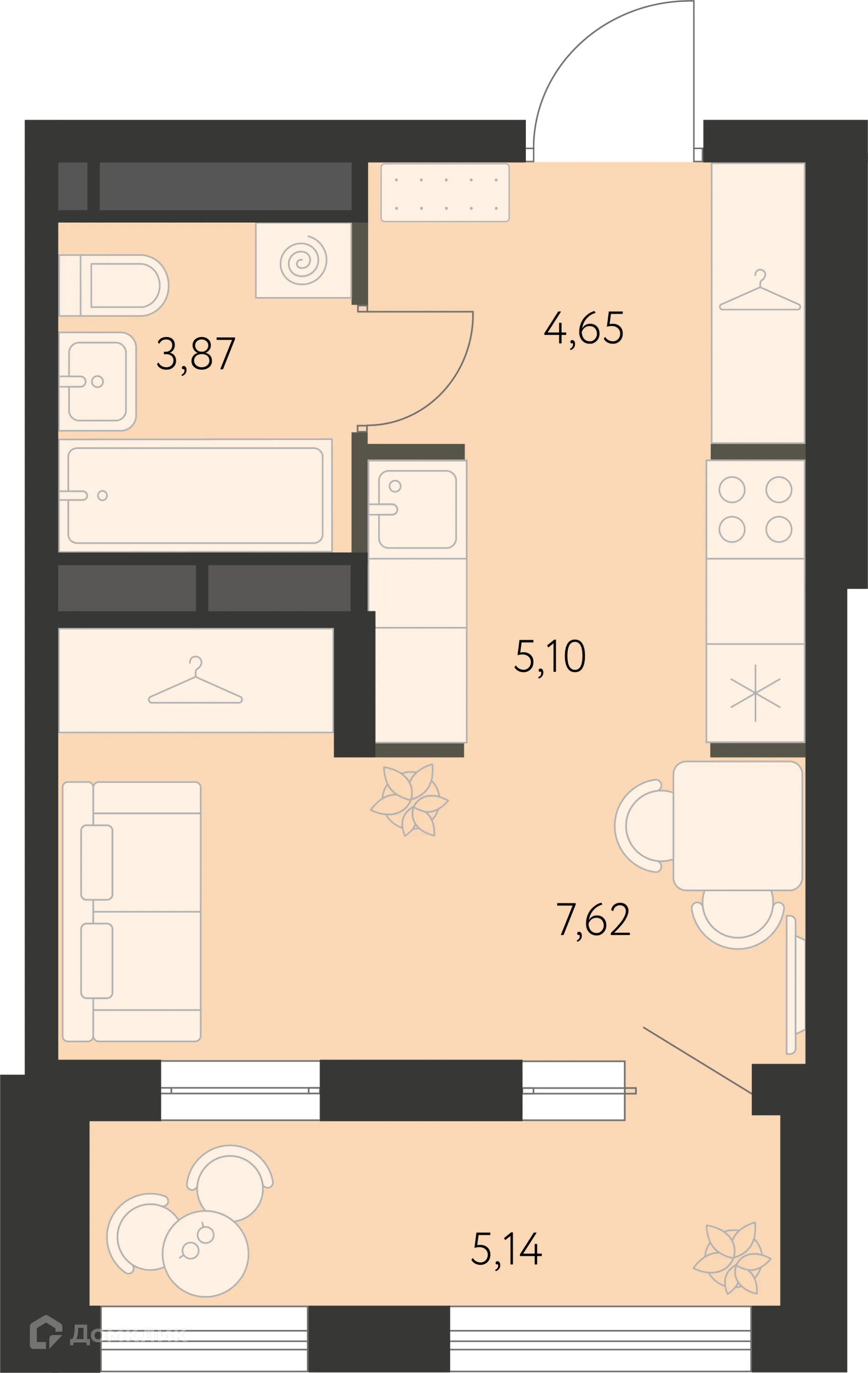 Фото квартиры в ЖК Первый Академ
