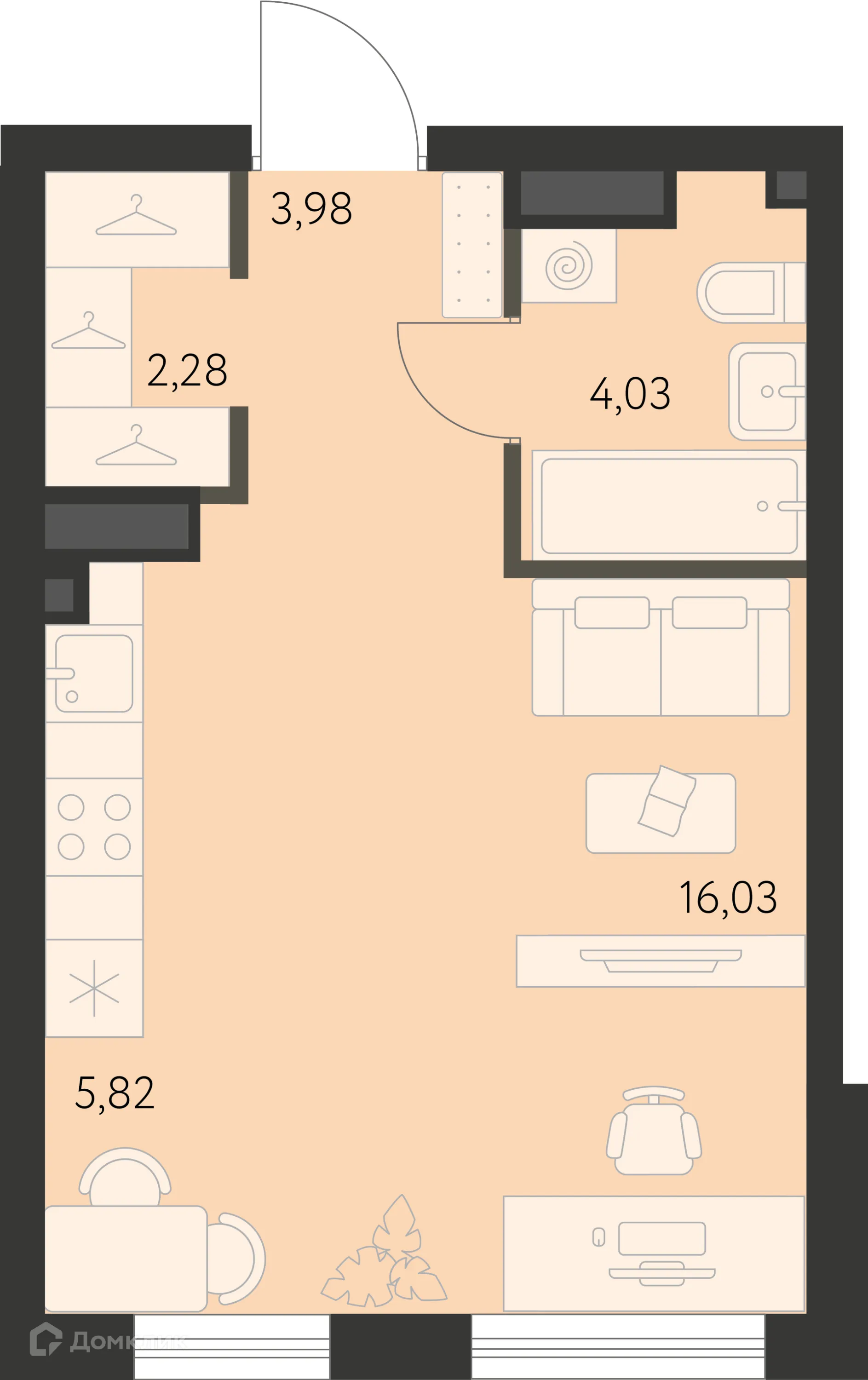 Фото квартиры в ЖК Первый Академ