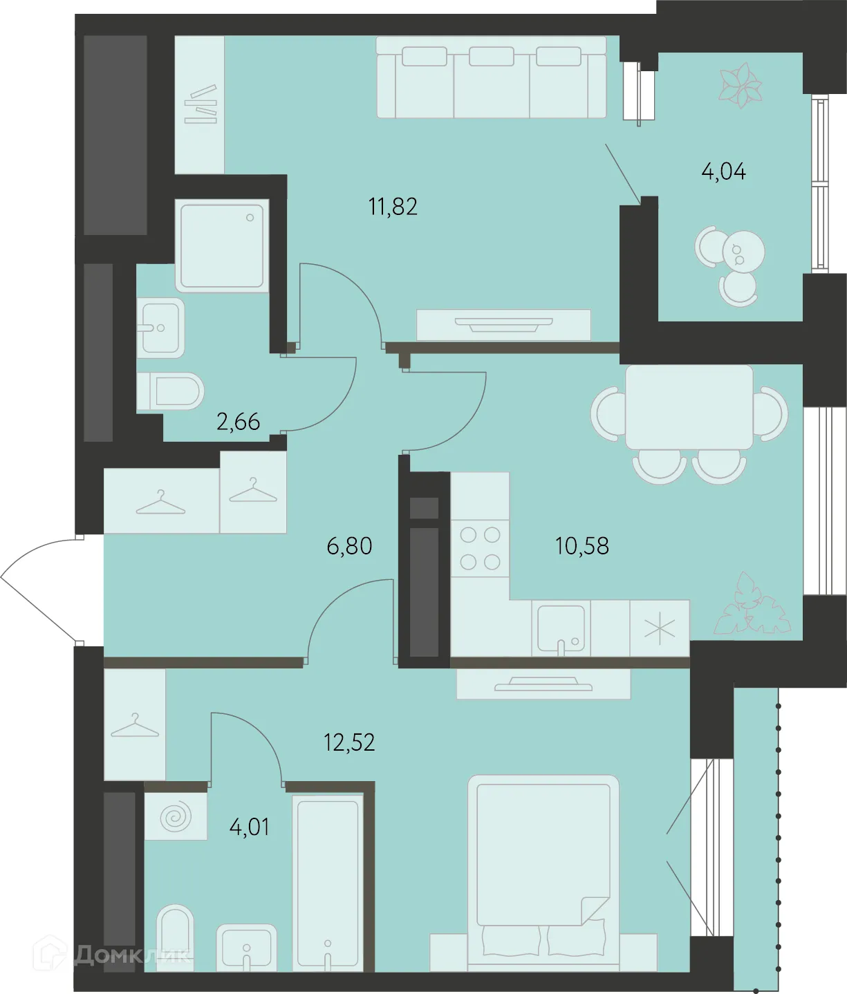 Фото квартиры в ЖК Первый Академ
