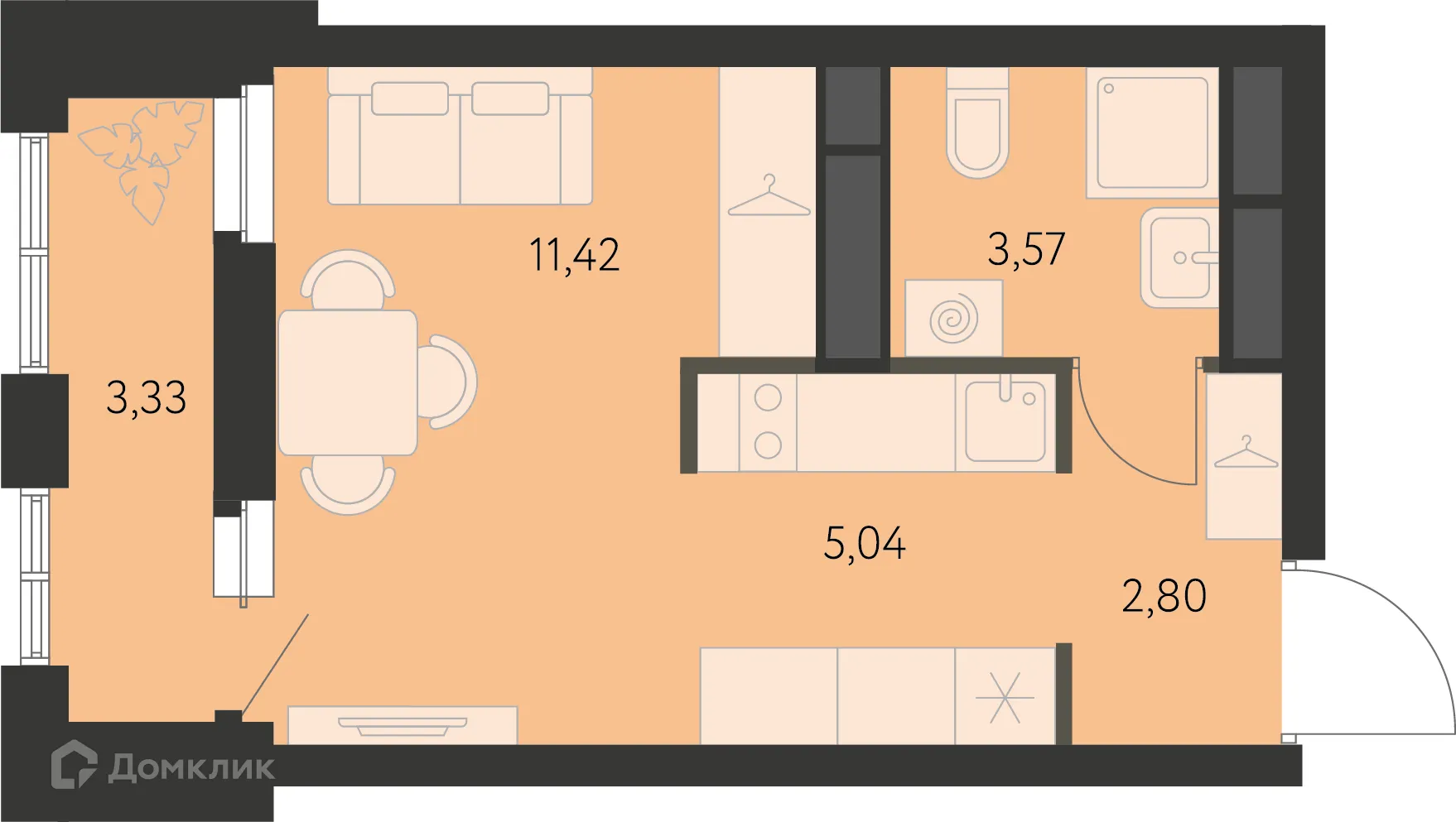 Фото квартиры в ЖК Первый Академ