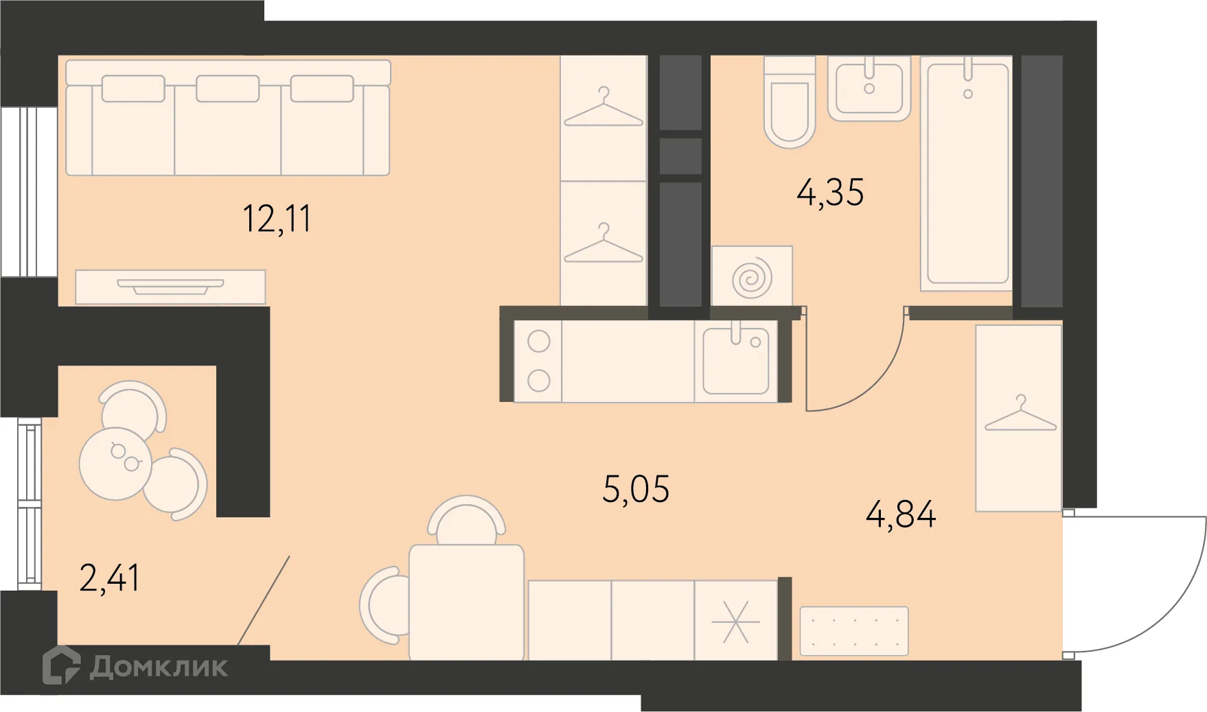 Фото квартиры в ЖК Первый Академ