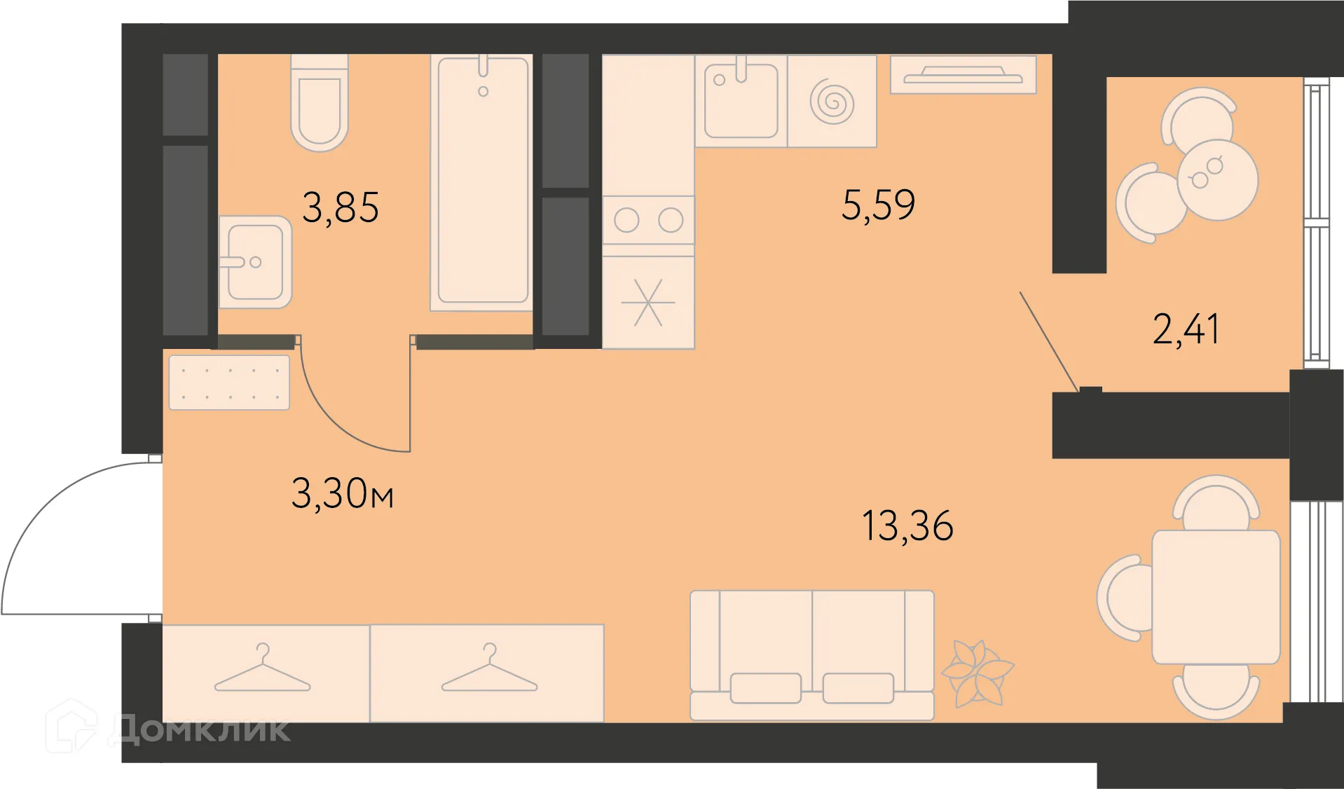 Фото квартиры в ЖК Первый Академ