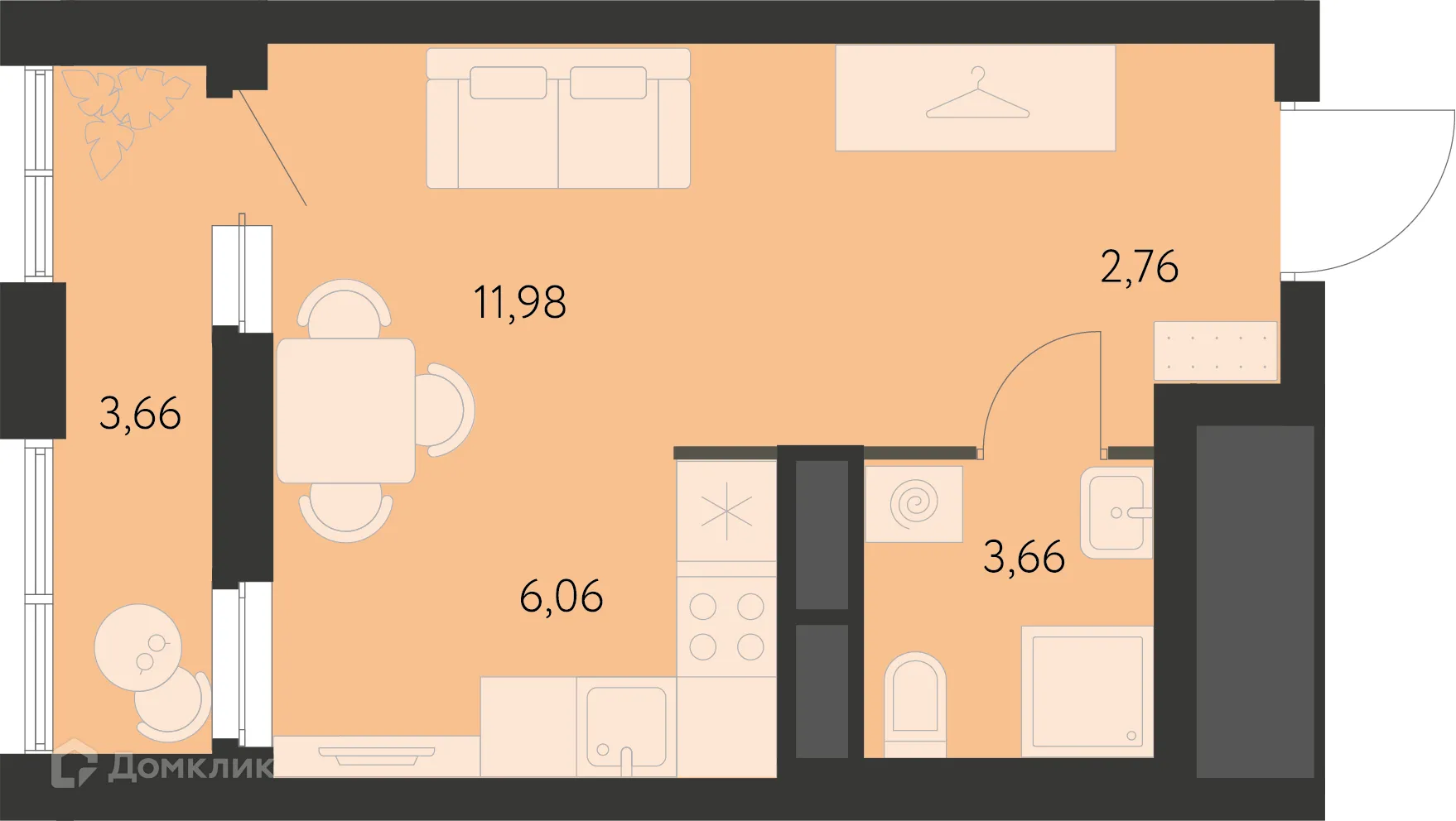 Фото квартиры в ЖК Первый Академ