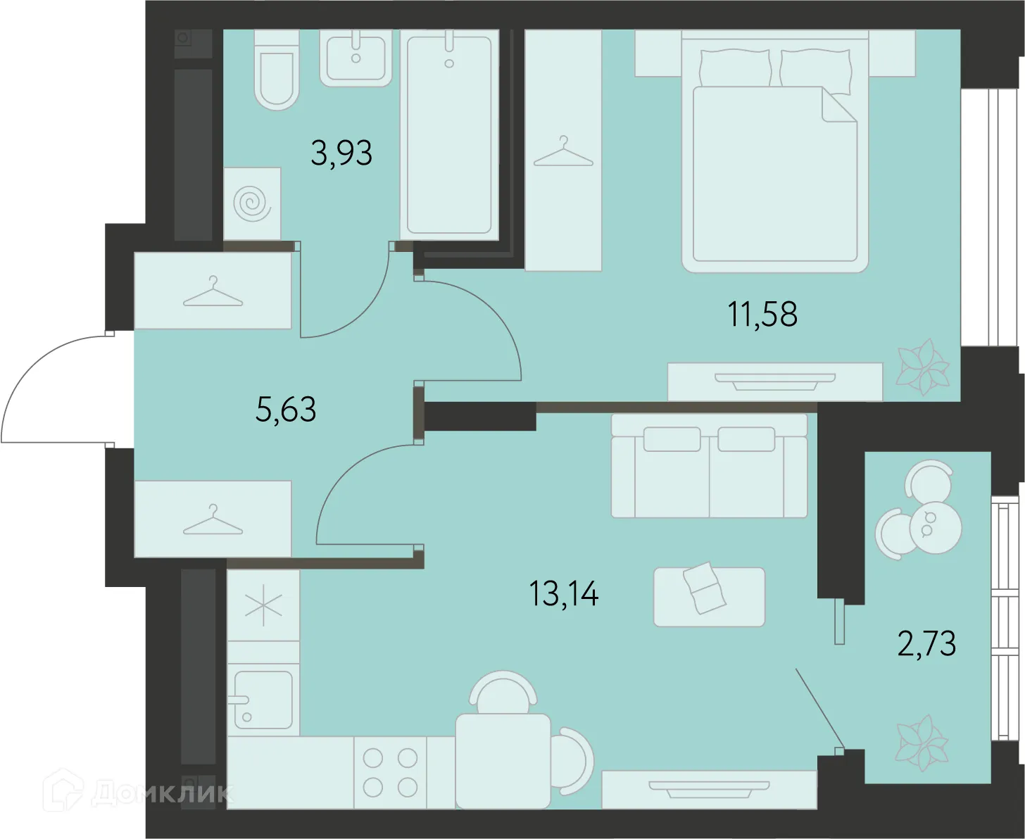 Фото квартиры в ЖК Первый Академ