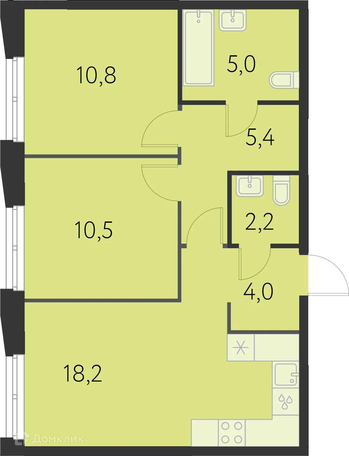 Фото квартиры в ЖК Первый Академ