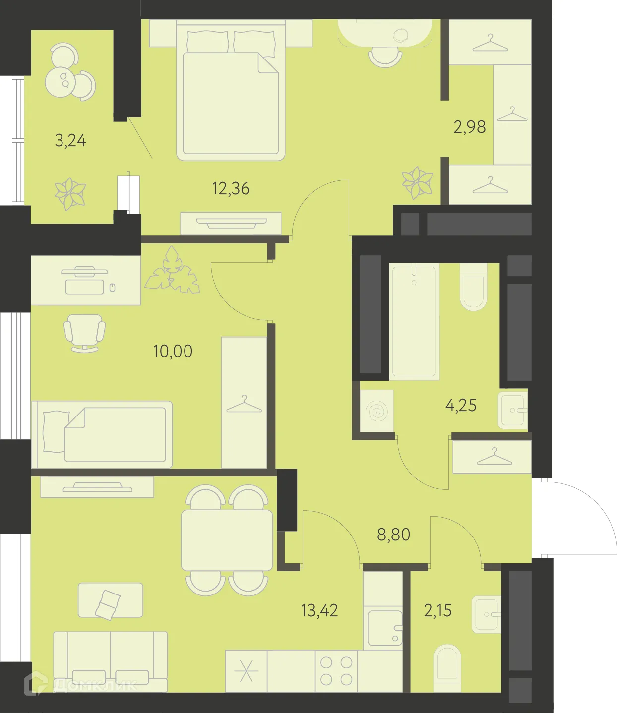 Фото квартиры в ЖК Первый Академ