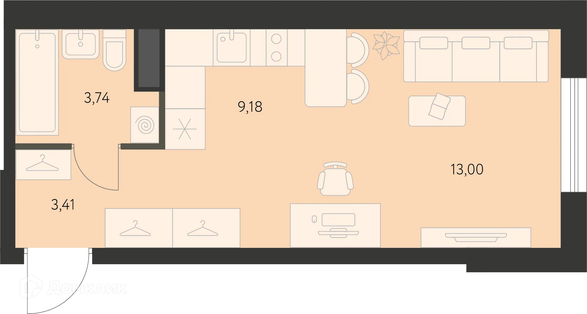 Фото квартиры в ЖК Первый Академ