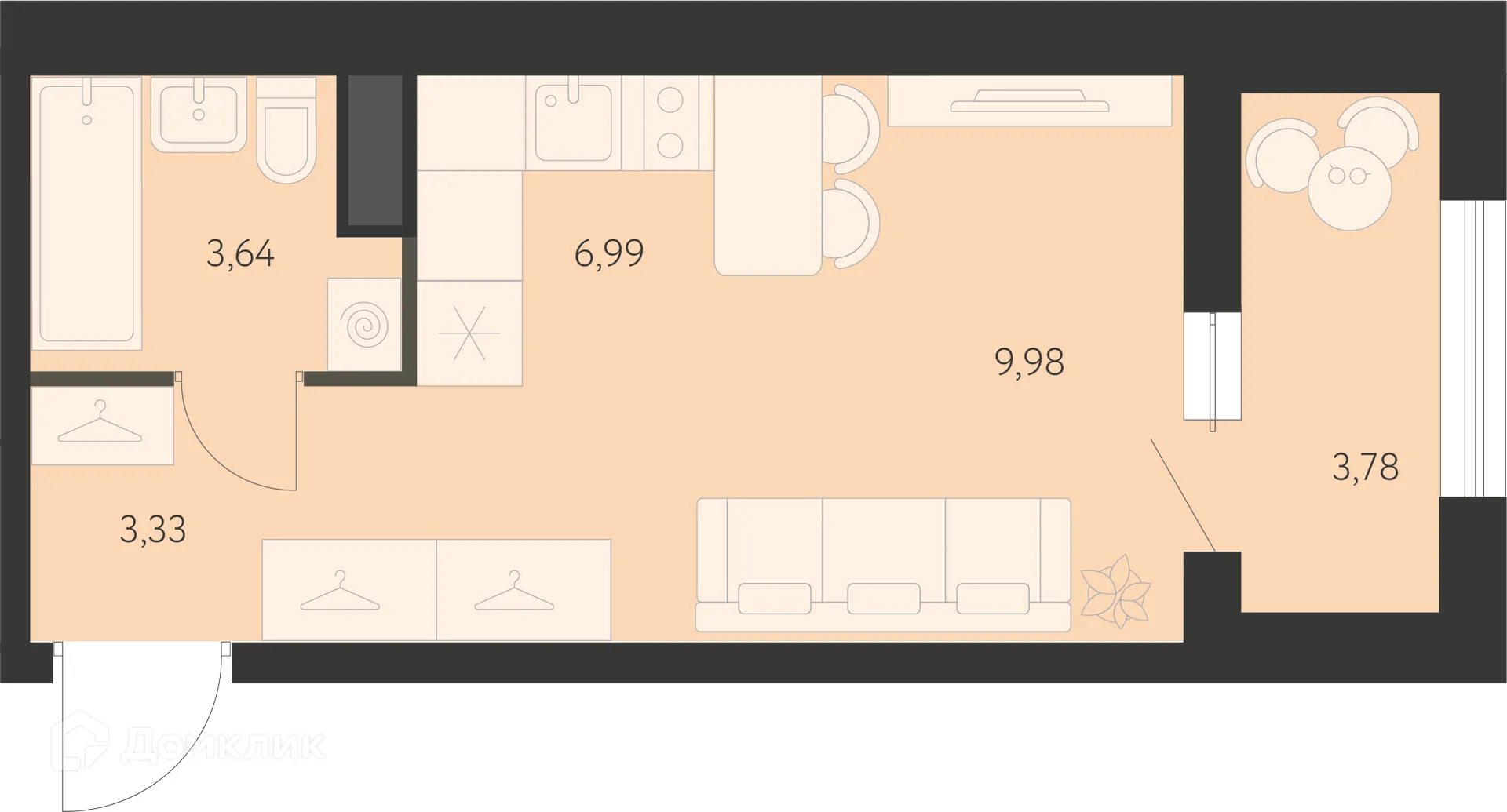 Фото квартиры в ЖК Первый Академ