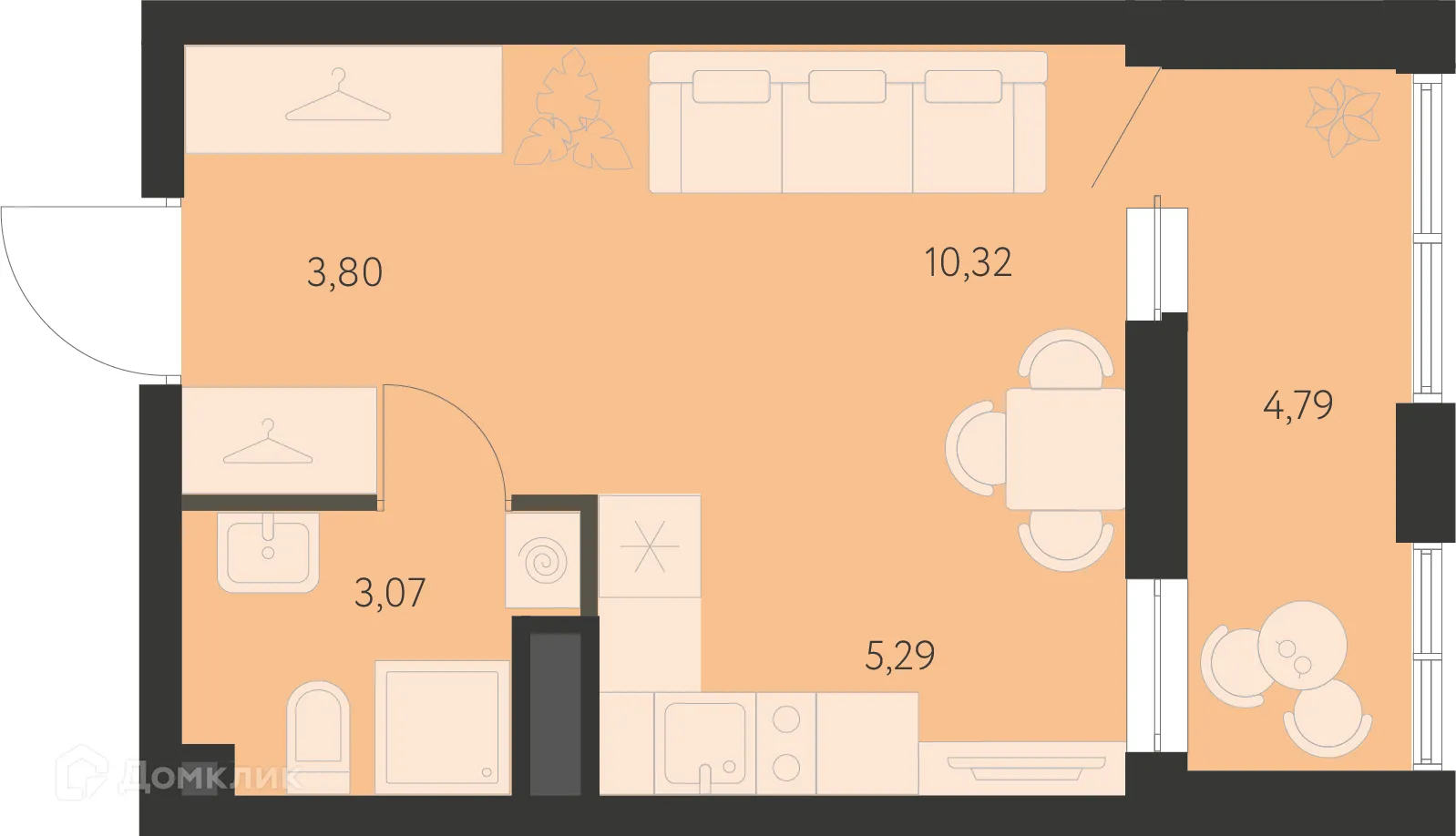 Фото квартиры в ЖК Первый Академ