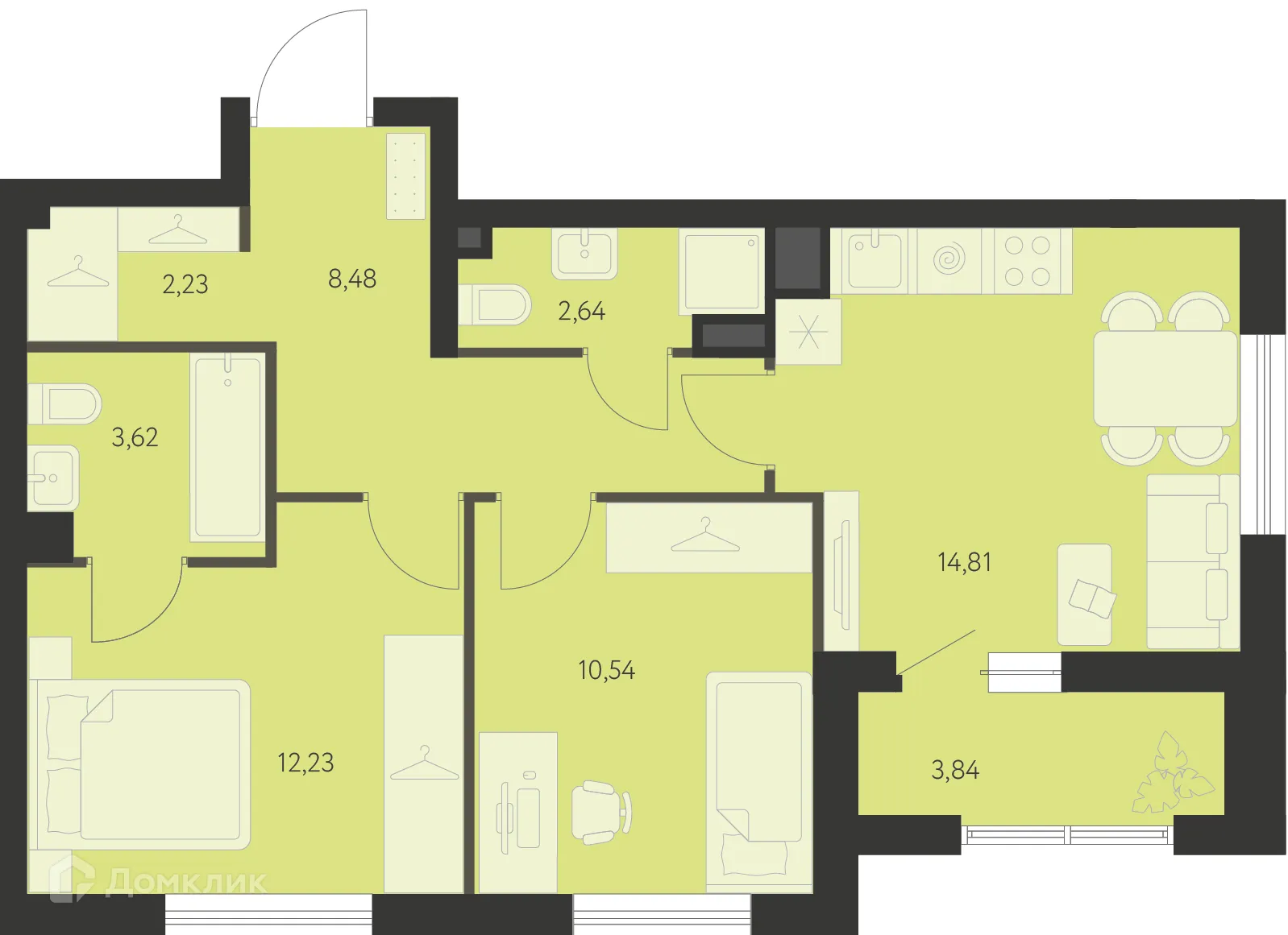 Фото квартиры в ЖК Первый Академ