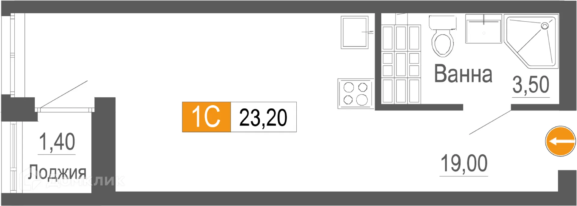 Фото квартиры в ЖК ФРИСТАЙЛ