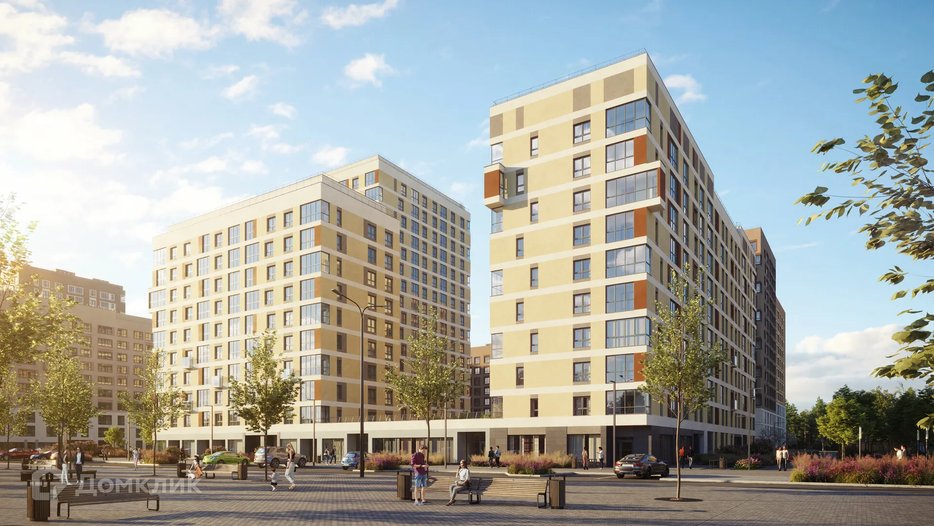 Планировка 3-комнатной квартиры 79.19 м² в ЖК Новокольцовский, г. Екатеринбург — фото 2