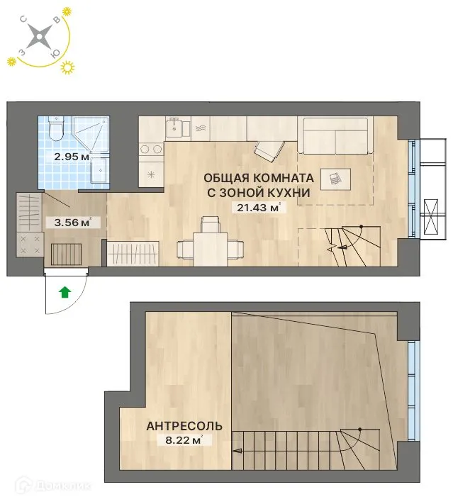 Фото квартиры в ЖК Речной квартал