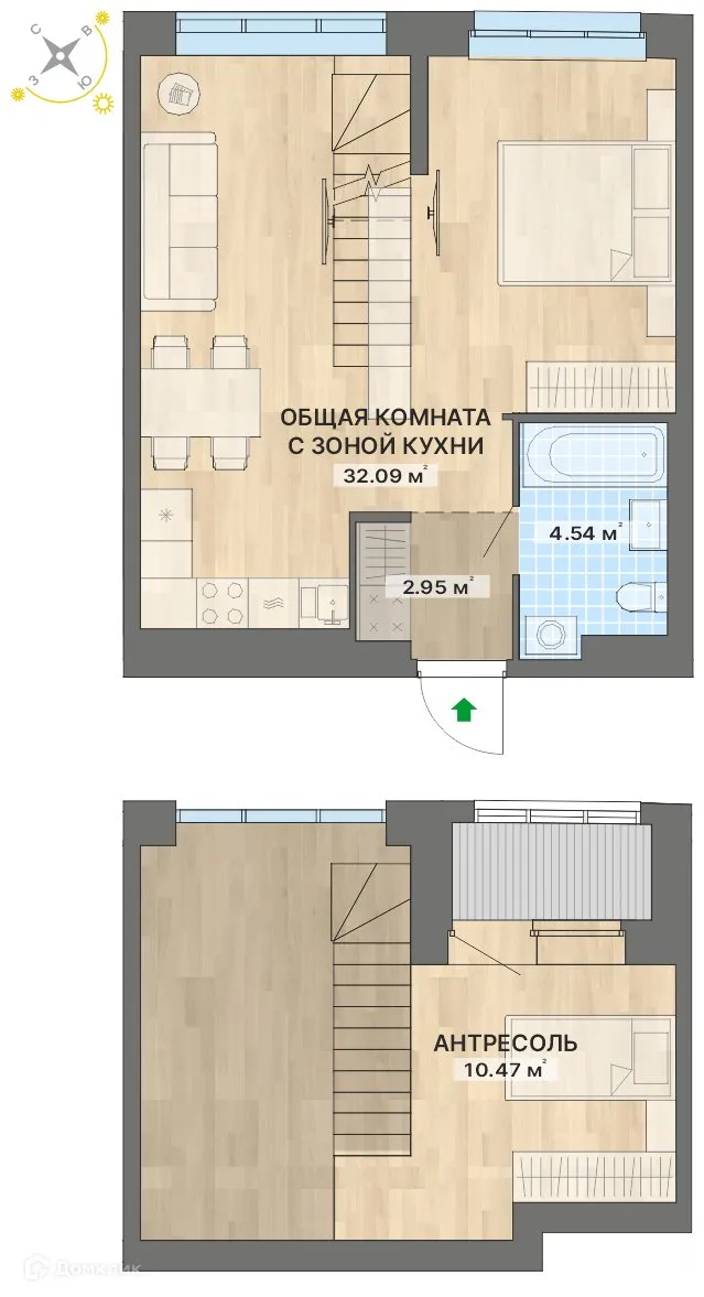 Фото квартиры в ЖК Речной квартал