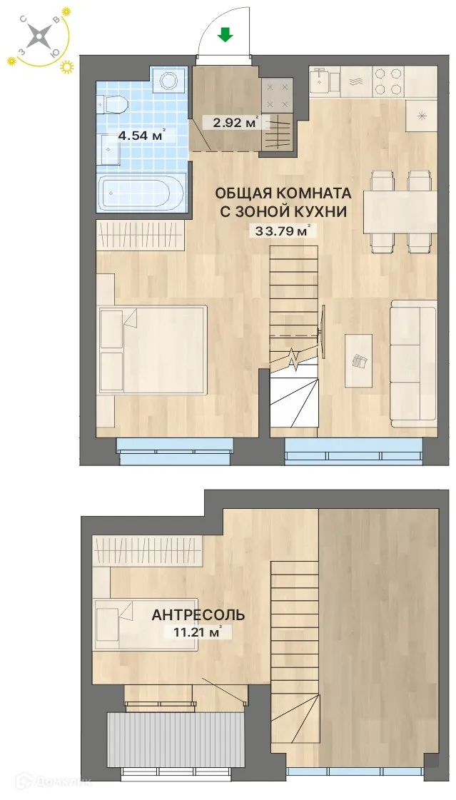 Фото квартиры в ЖК Речной квартал