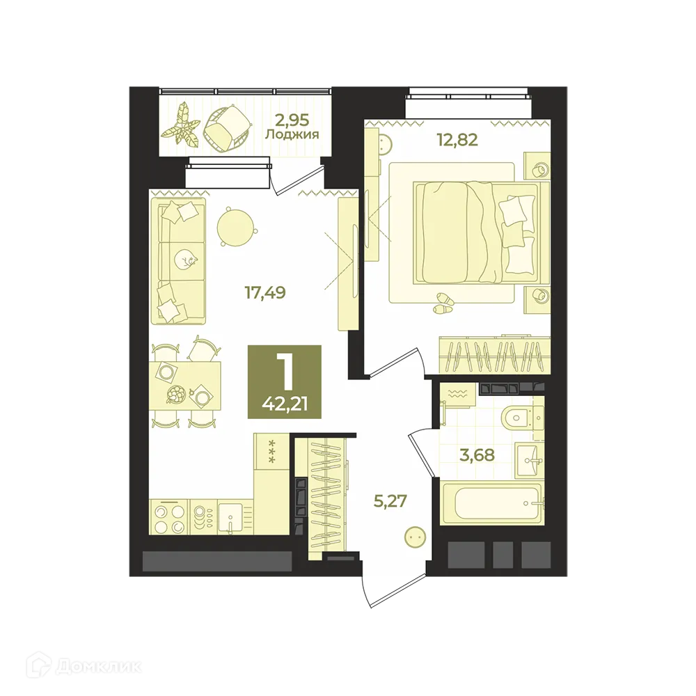 Фото квартиры в ЖК СКМ Ривер