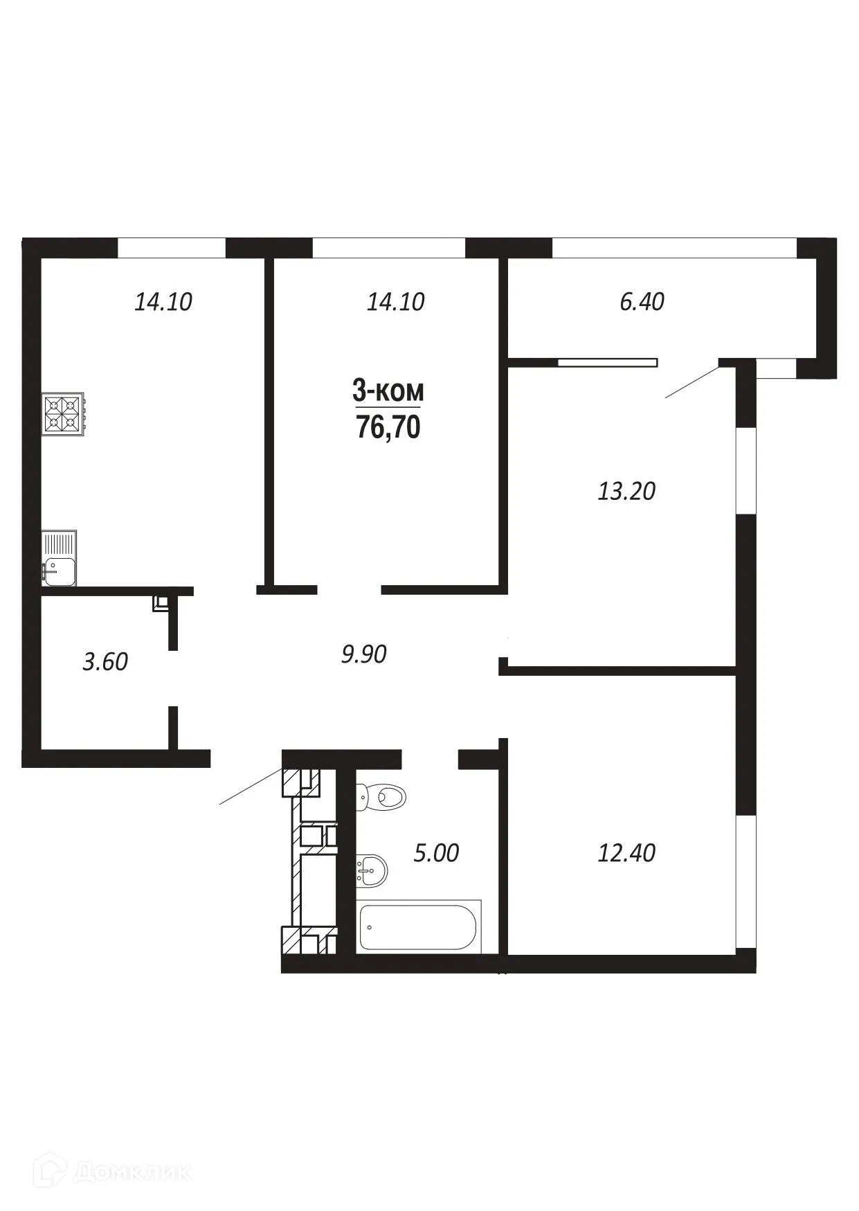 Фото квартиры в ЖК ПАРК-КВАРТАЛ "КОРОЛЕВ"
