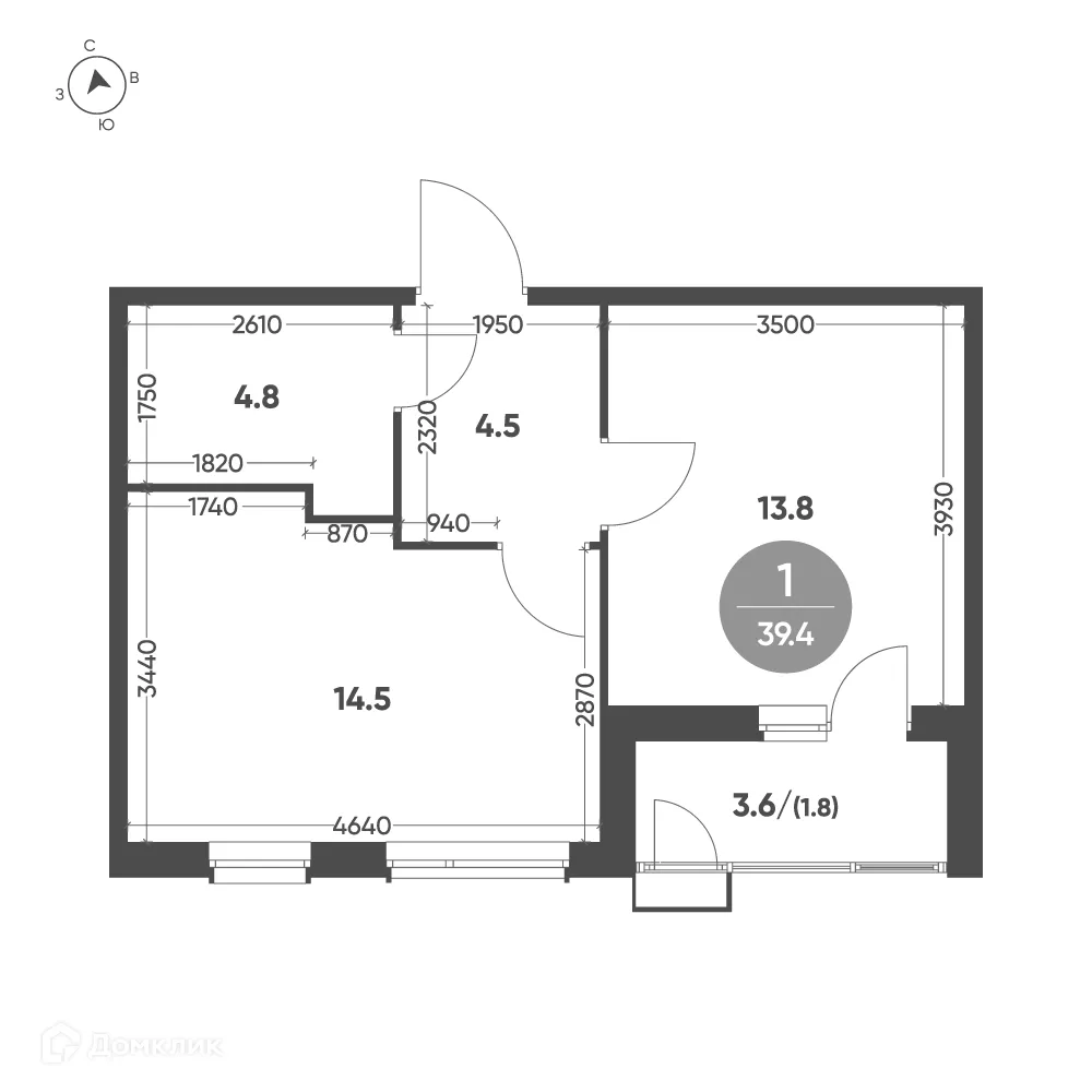 Фото квартиры в ЖК Зеленая река