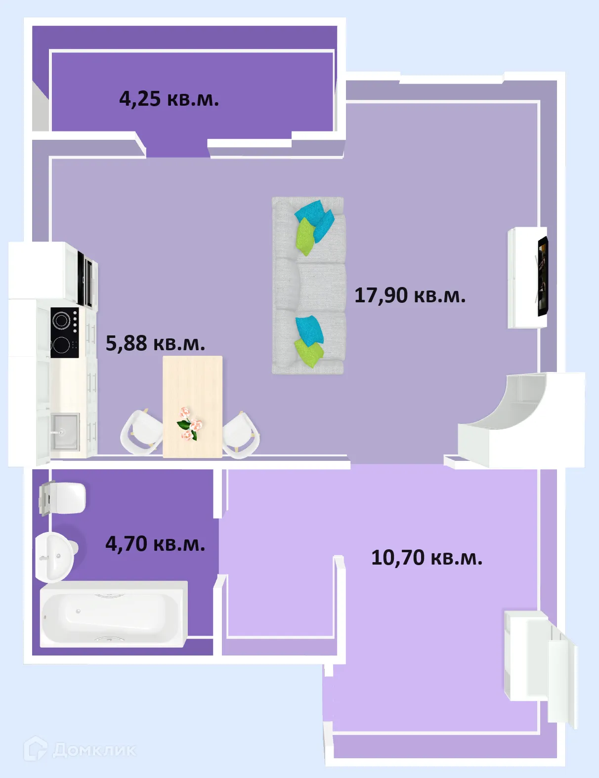 Фото квартиры в ЖК Успех